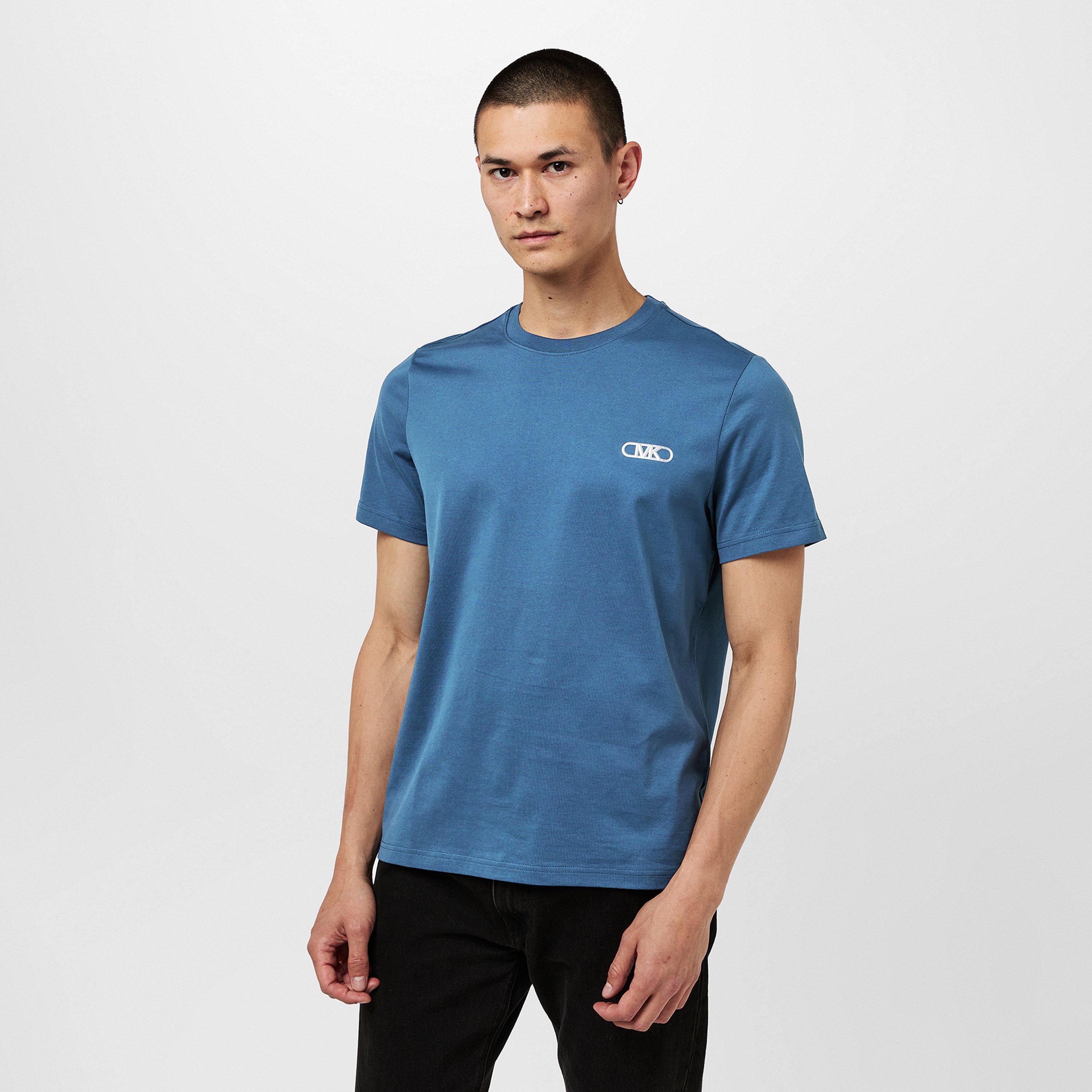 Danish Blue 575 - Michael Kors - Silicone Empire Logo T-Shirt - 3