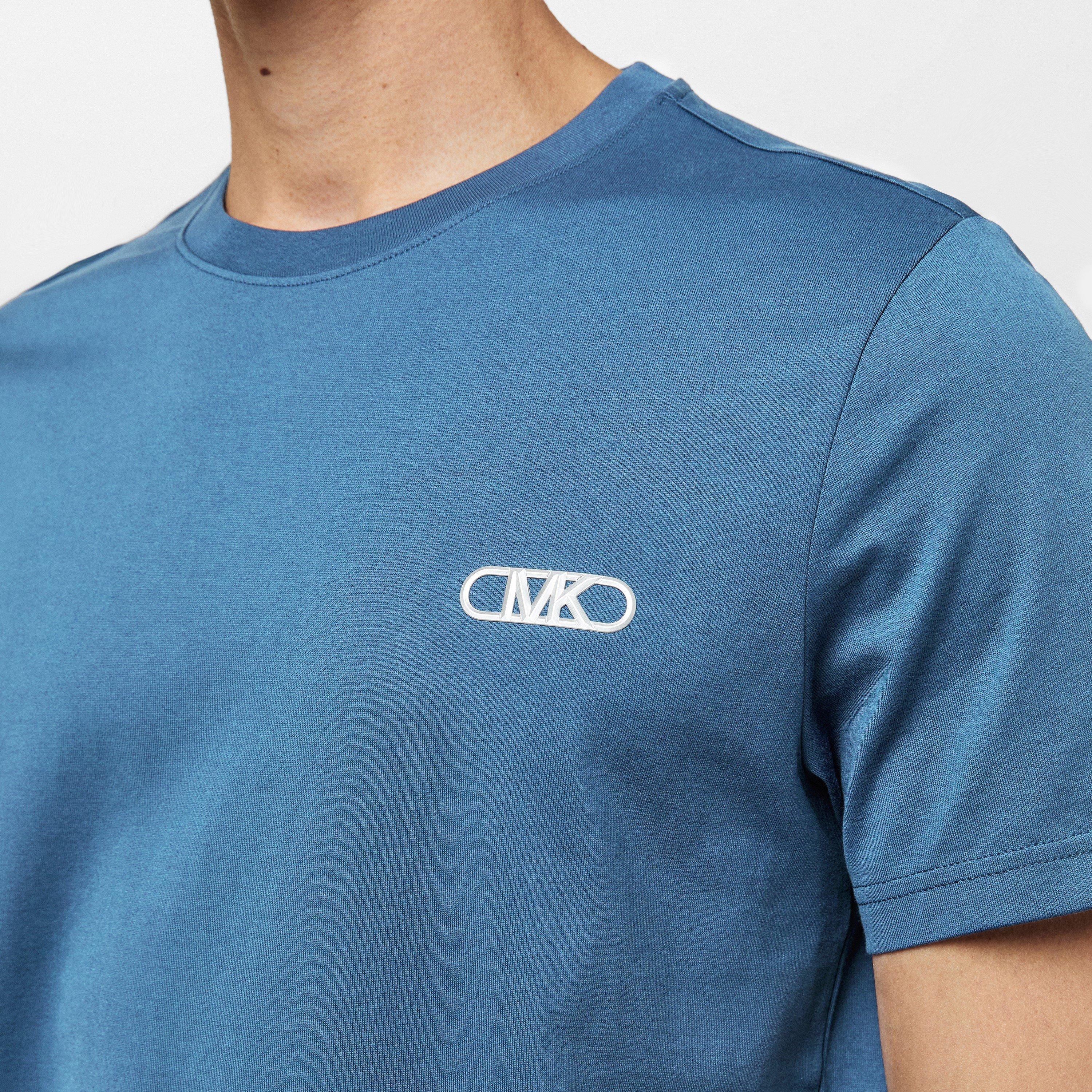 Danish Blue 575 - Michael Kors - Silicone Empire Logo T-Shirt - 5