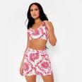 ISAWITFIRST Printed Tailored Shorts Co-Ord
