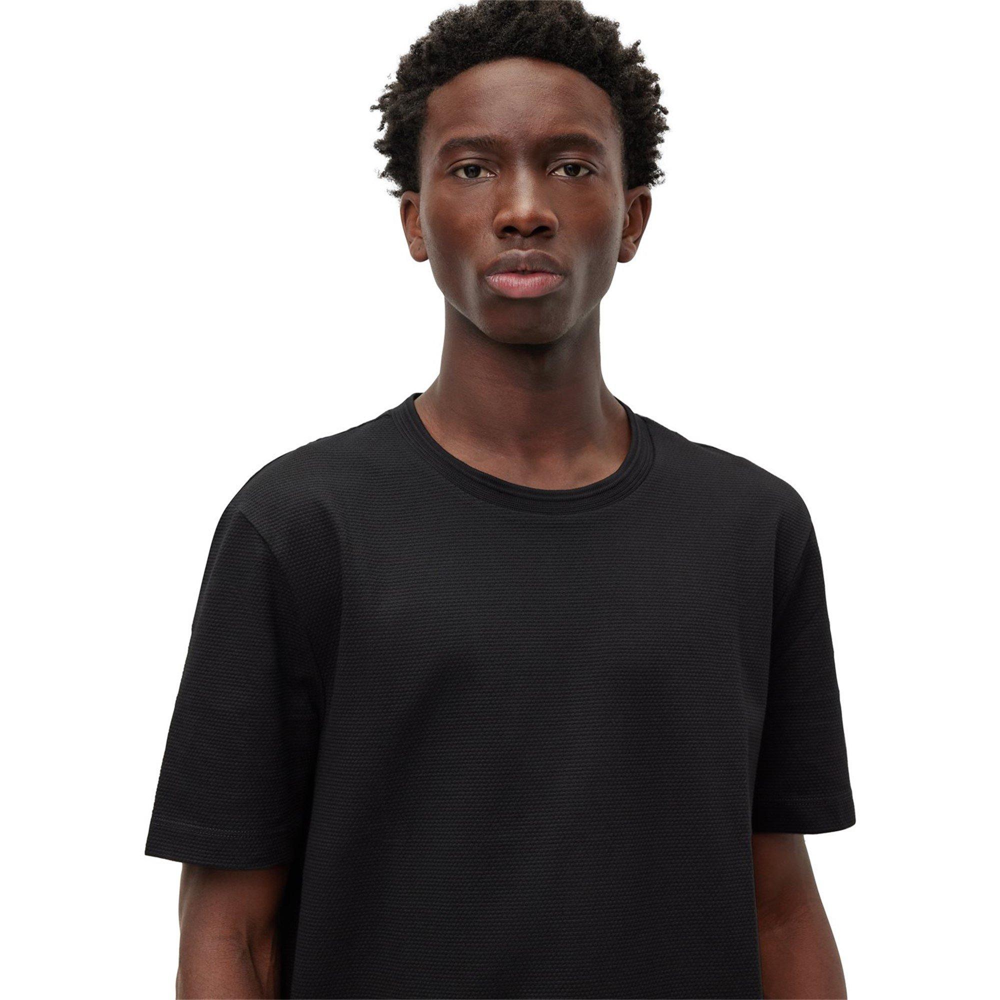 Black - Boss - Men's HBB Tiburt 240 Bubble Structure T-shirt - 4