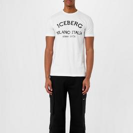 Iceberg Institutional Logo T Shirt