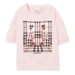 Burberry Pia Box Bear T Shirt Juniors