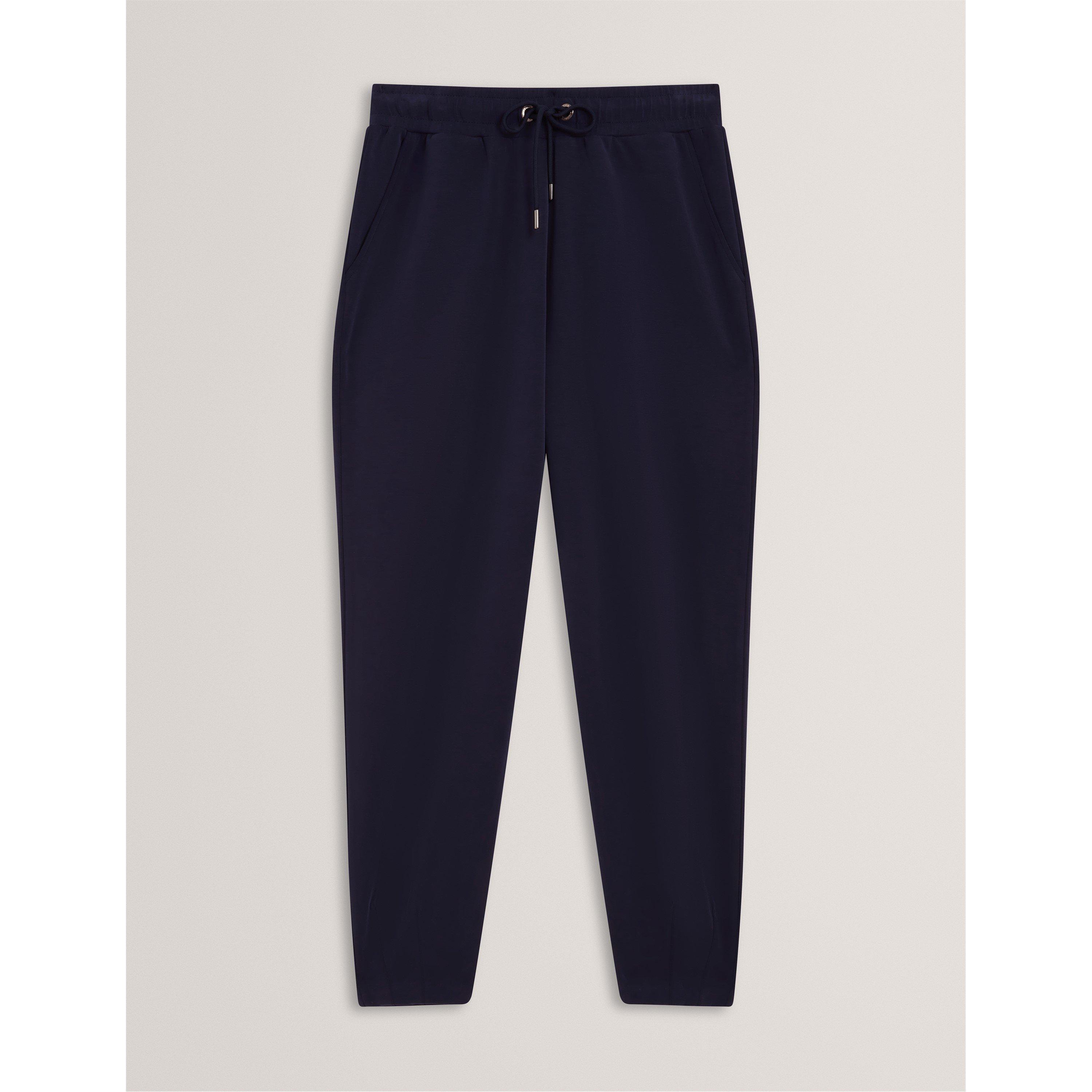 Navy - Ted Baker - Women's BarrelLeg Closed Hem Jersey Joggers - 1