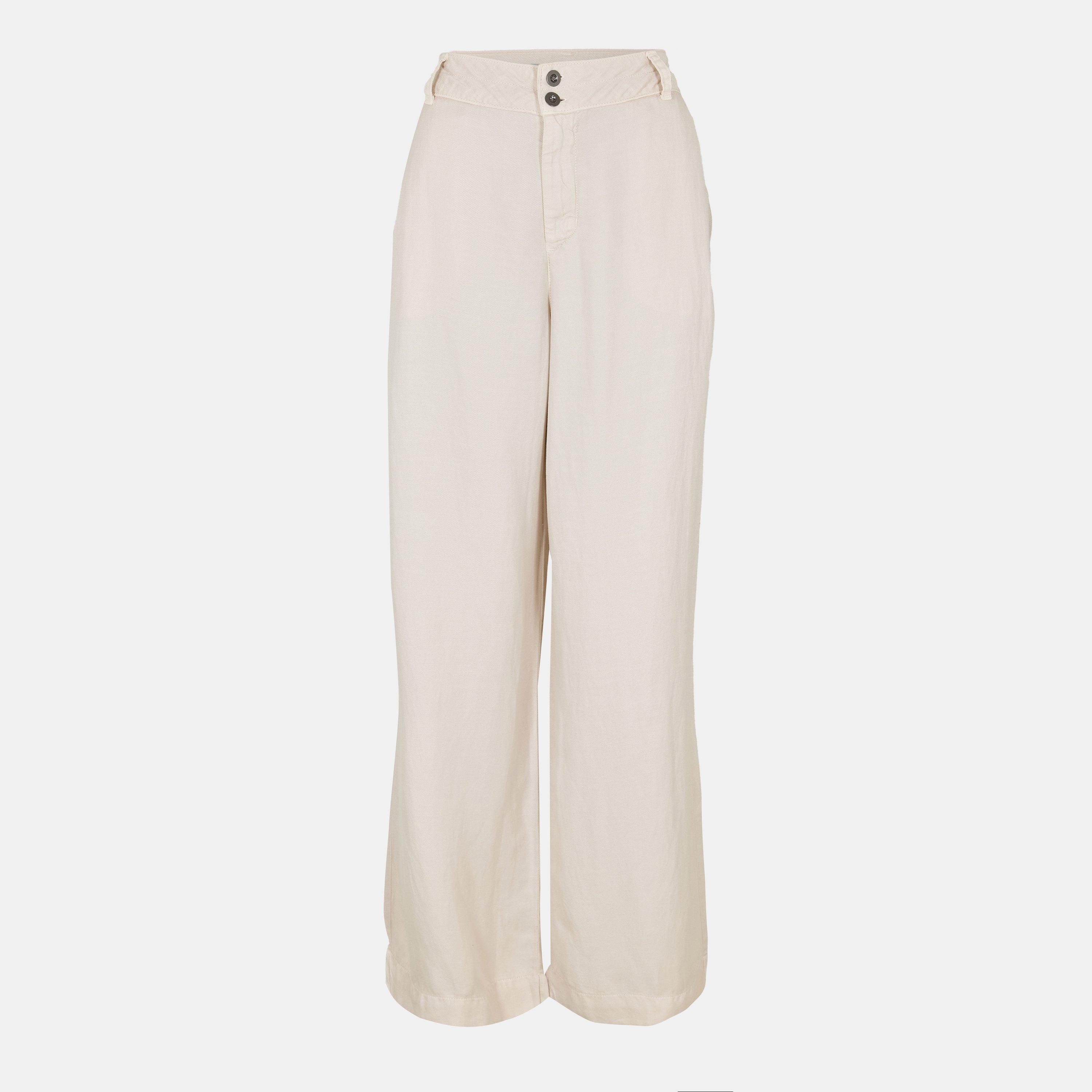 Bella Dahl Women's Easy Closed Hem Jersey Joggers - Soft Flax - Size 14 (L)
