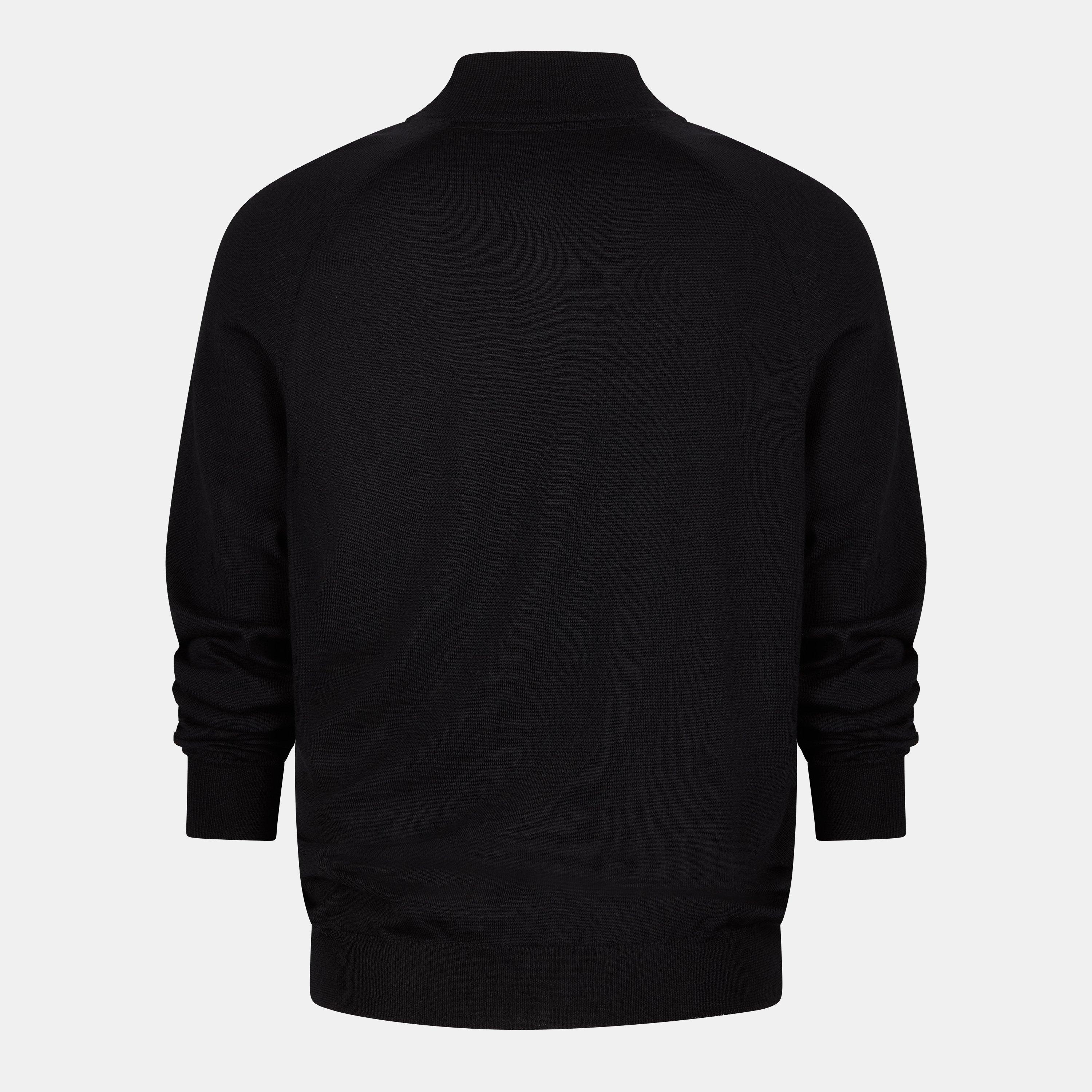 Tiefschwarz - Lyle and Scott - Men's Quarter-Zip Fleece - 2