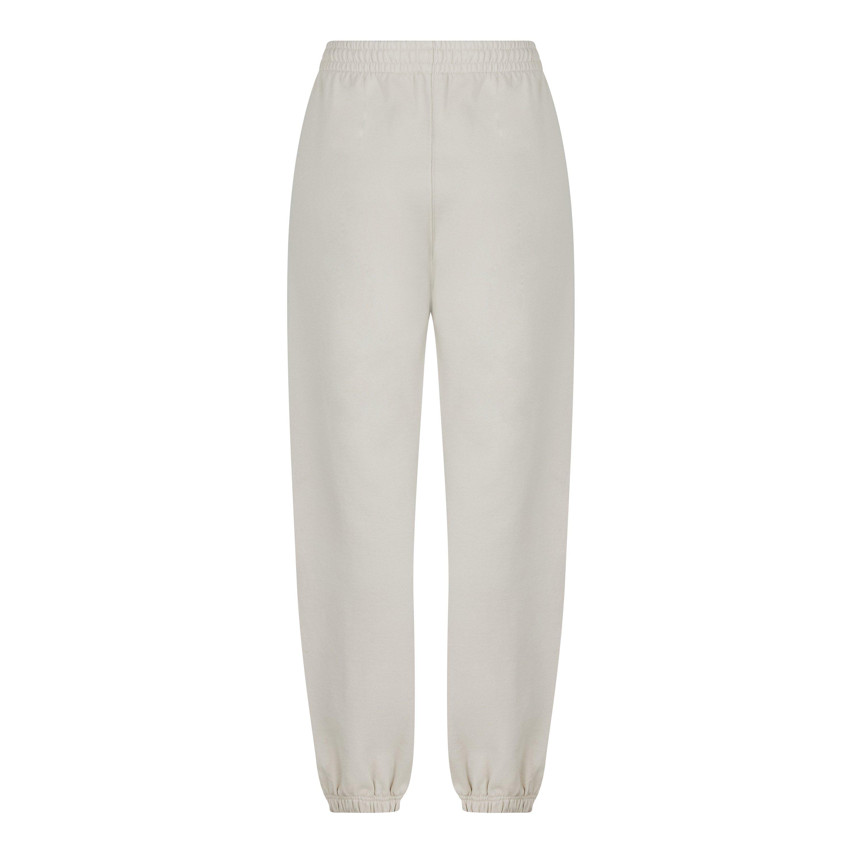 Grises - Off White - Women's Closed Hem Jersey Jogging Bottoms - 2