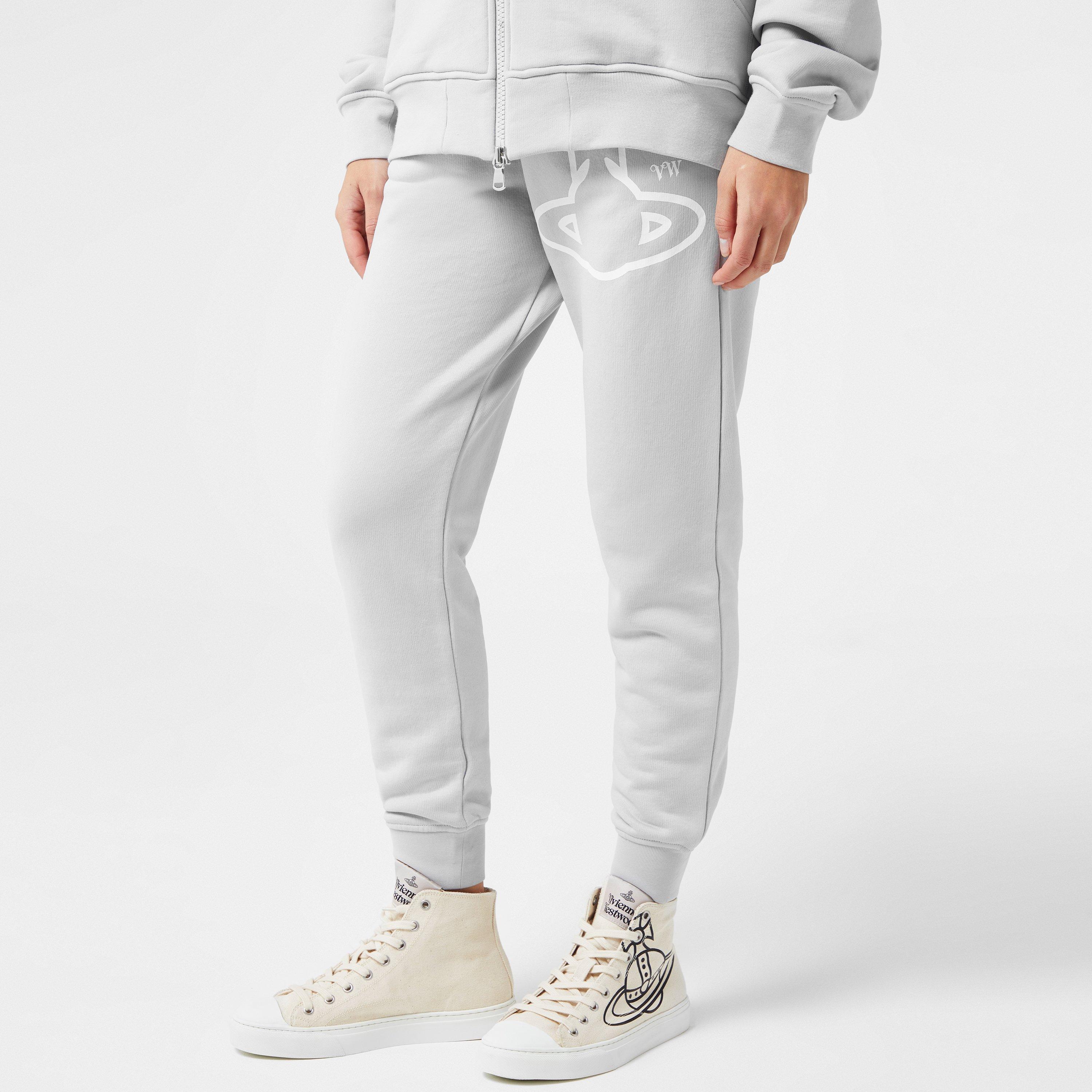Grey P406 - Vivienne Westwood - Classic Orb Jogging Bottoms - 4