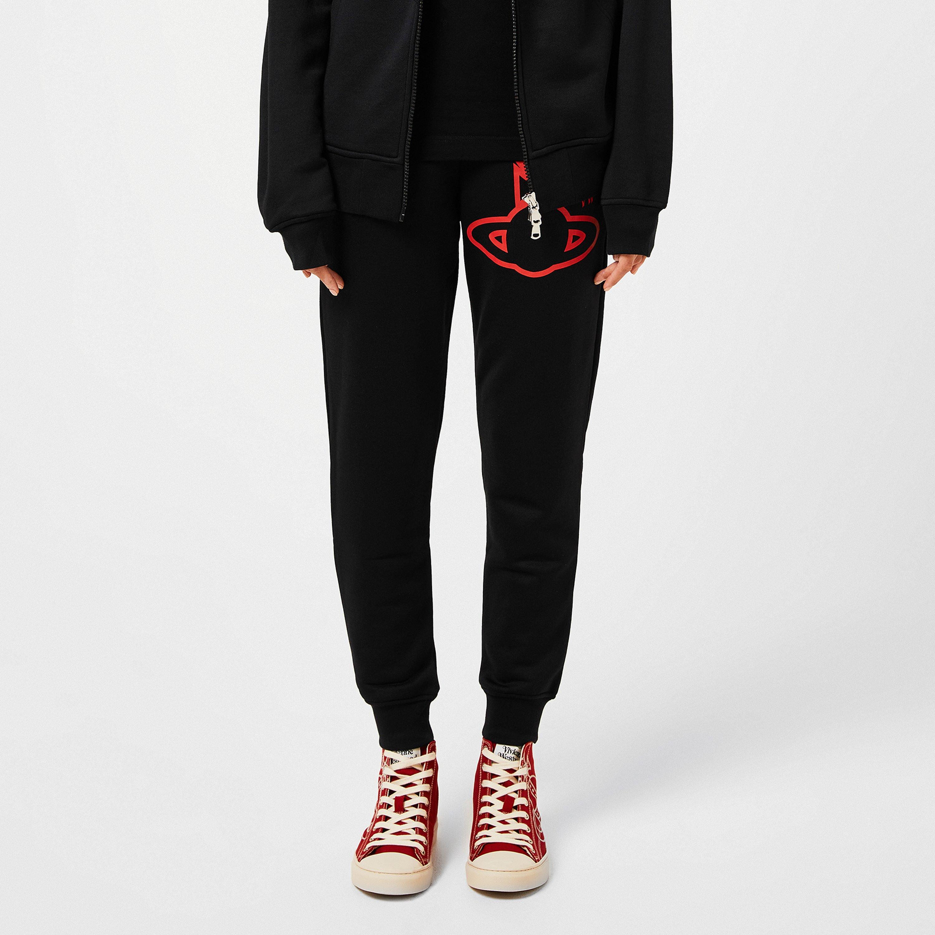 Black N401 - Vivienne Westwood - Classic Orb Jogging Bottoms - 1