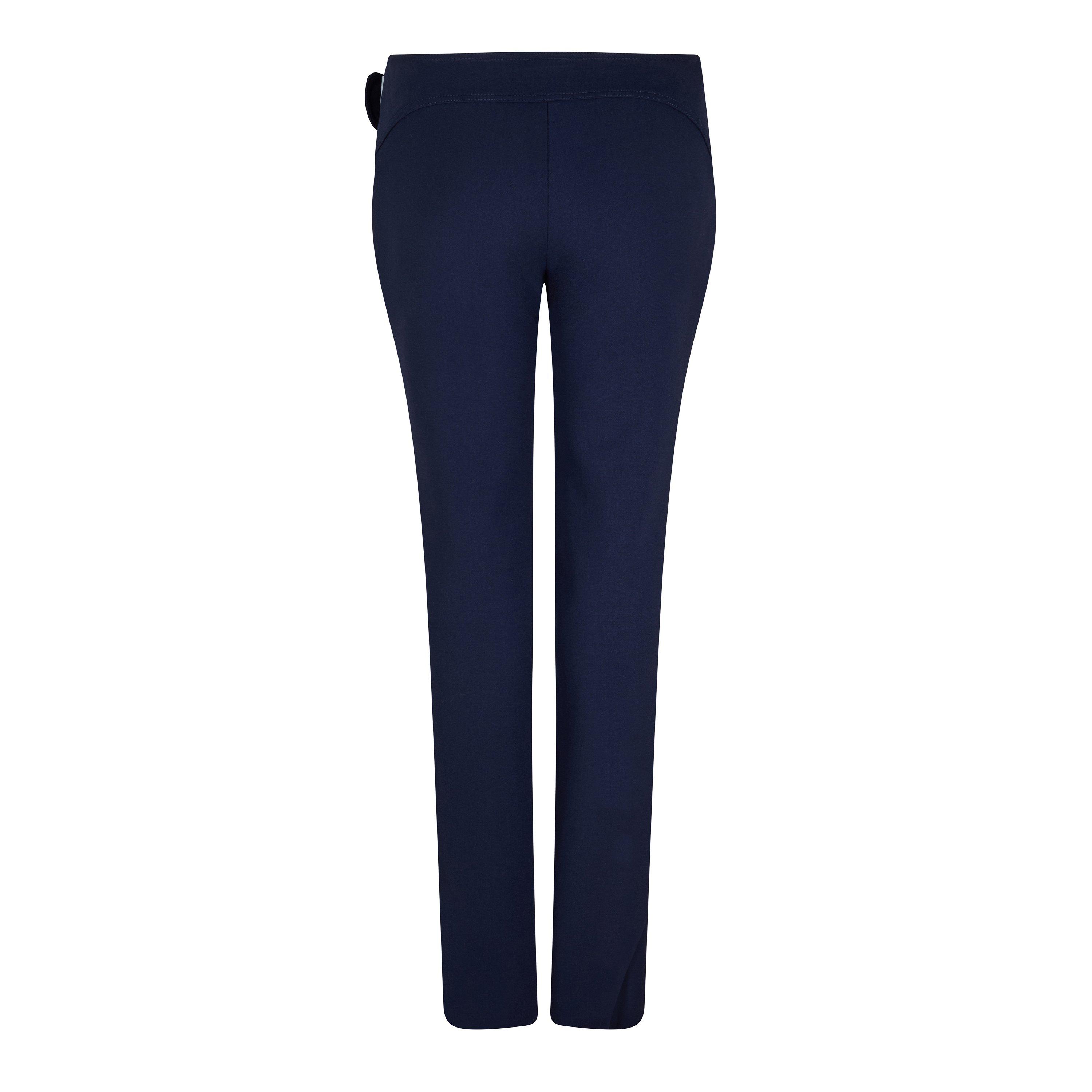 Blu Cobalto - Off White - Women's Suit Trousers - 2