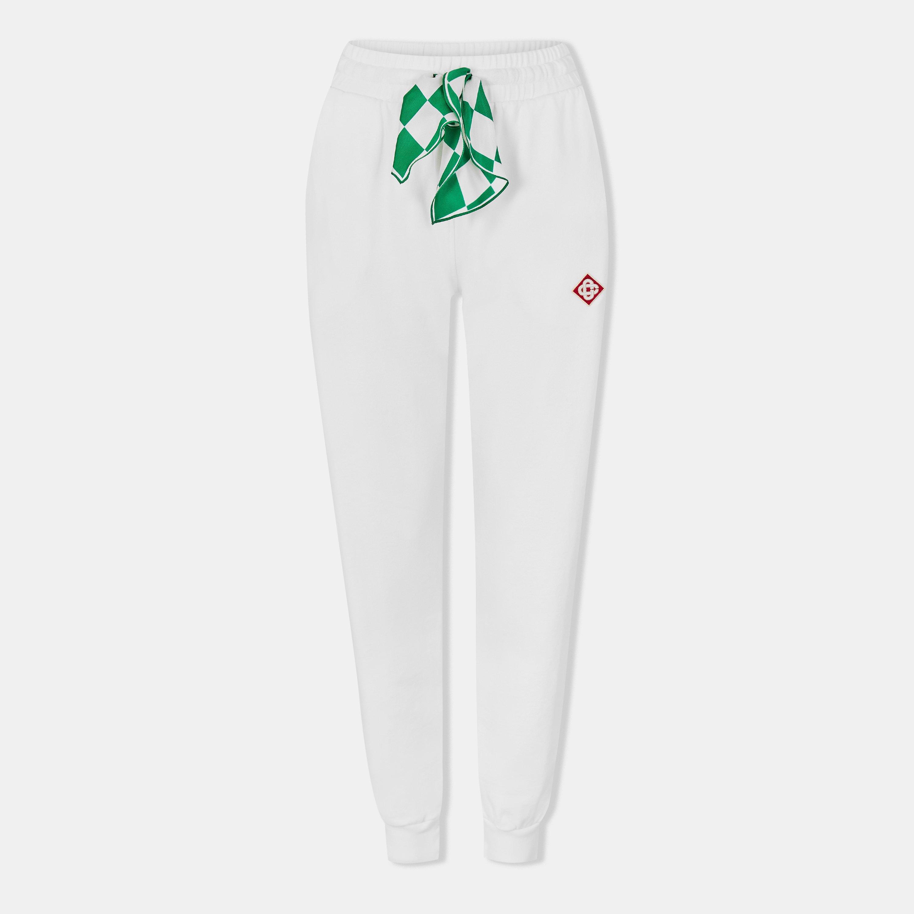 White - Casablanca - Women's Casa Closed Hem Jersey Joggers - 1