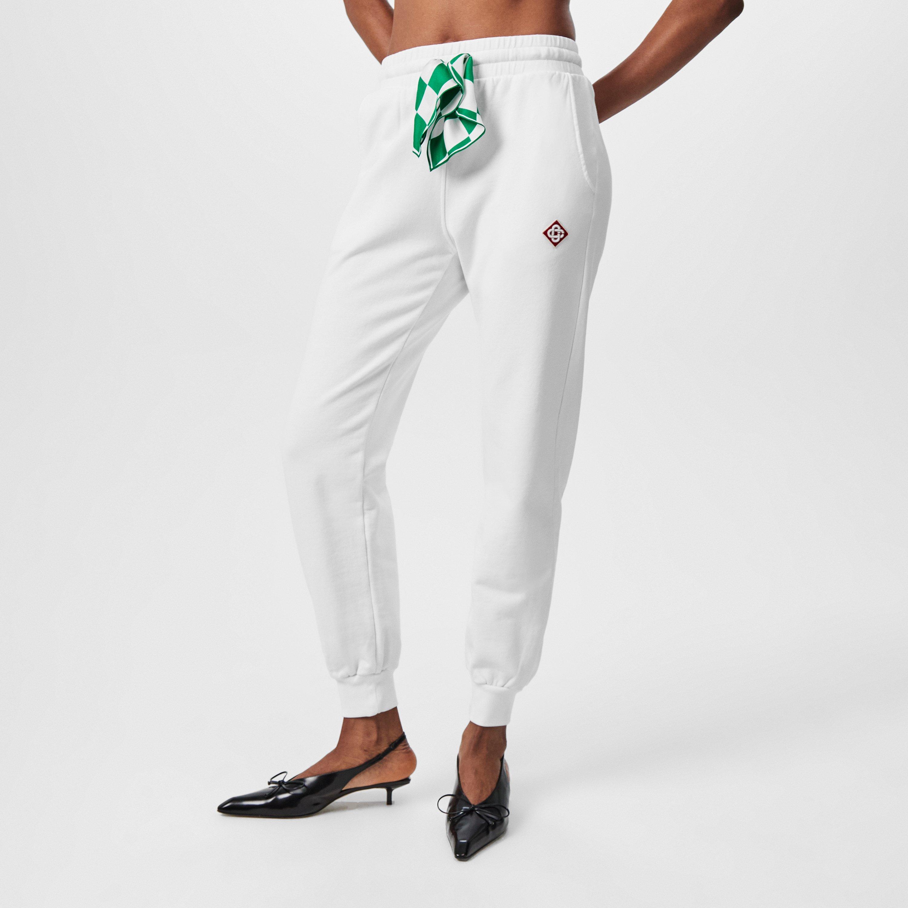 White - Casablanca - Women's Casa Closed Hem Jersey Joggers - 3