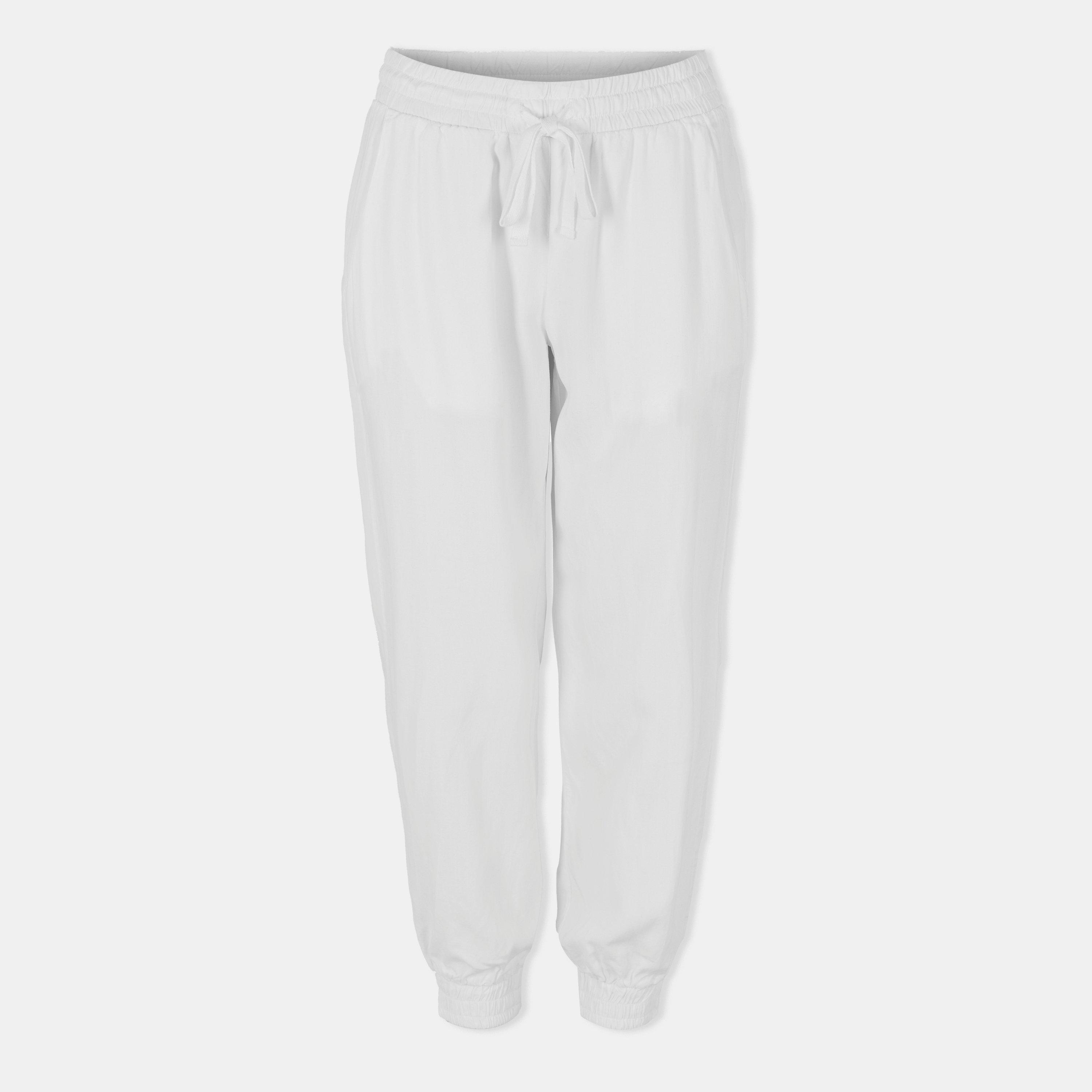 Bella Dahl Women's Easy Closed Hem Jersey Joggers - White - 8 (XS)