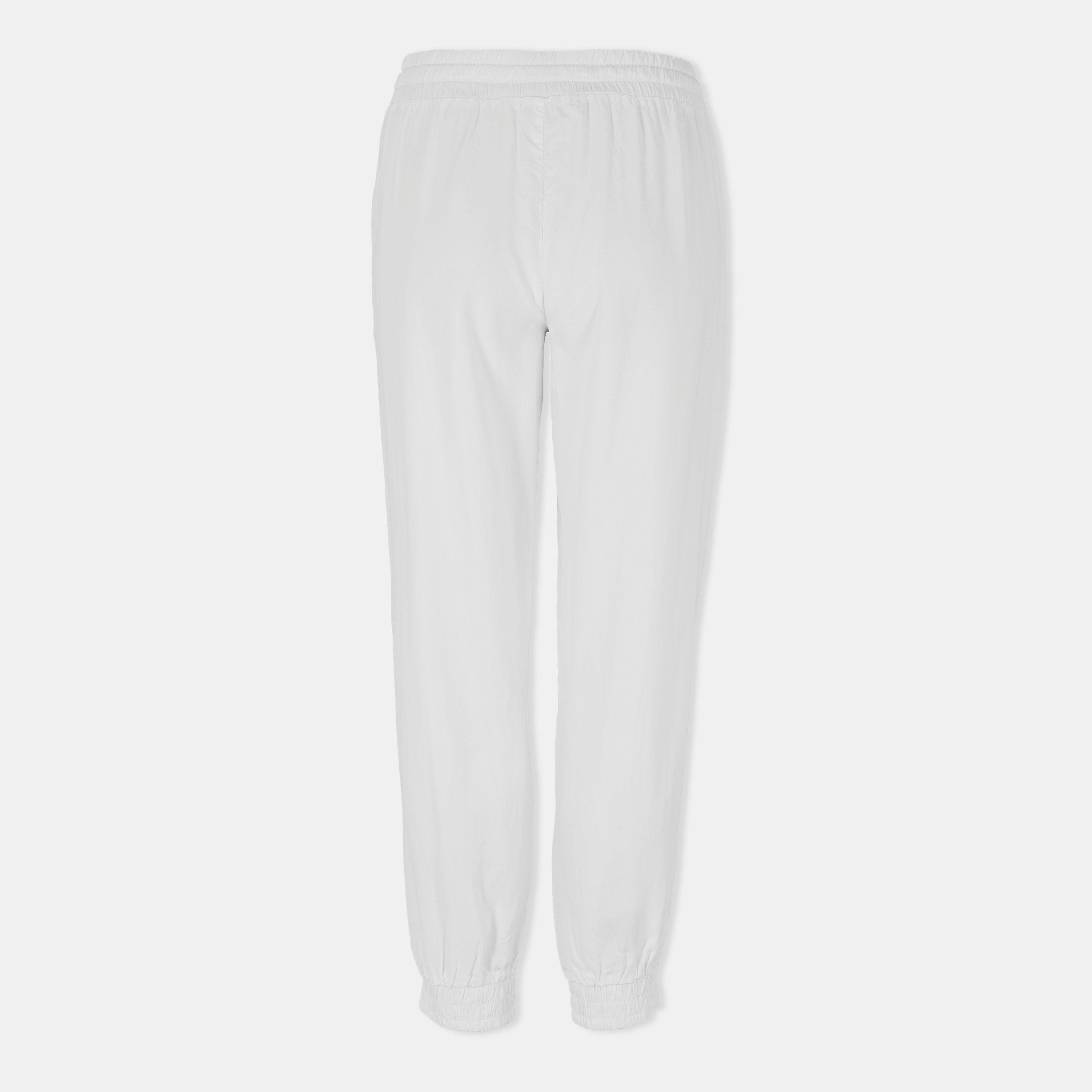 White - Bella Dahl - Women's Easy Closed Hem Jersey Joggers - 2