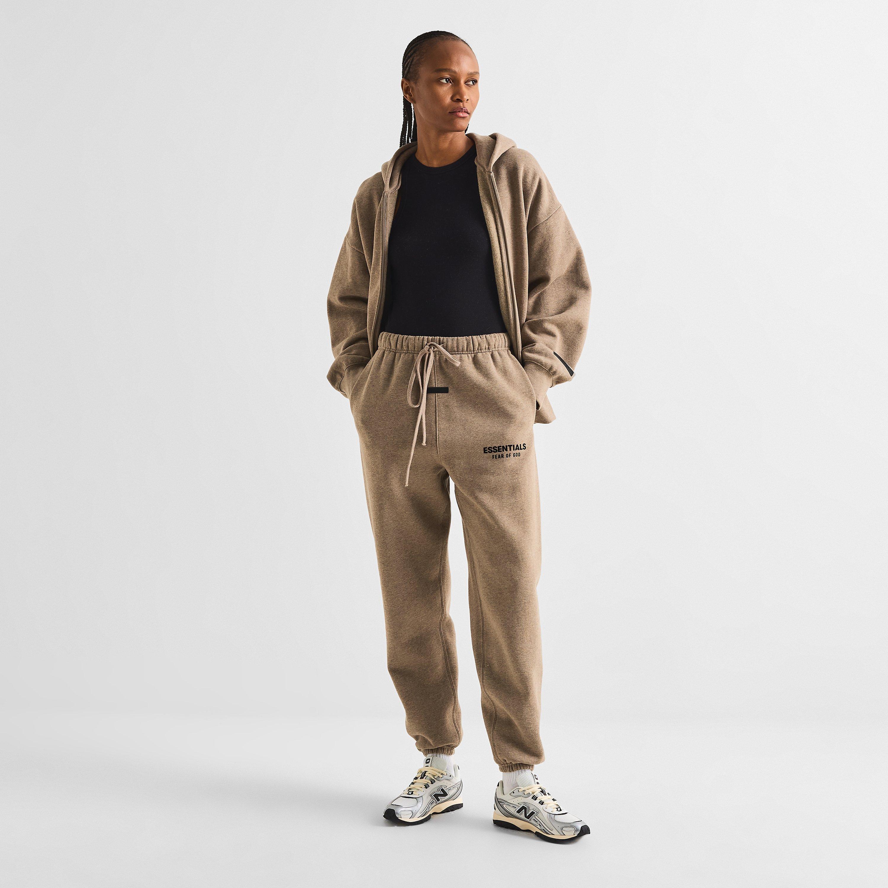 Grey - Fear Of God Essentials - Women's Closed Hem Fleece Joggers - 6