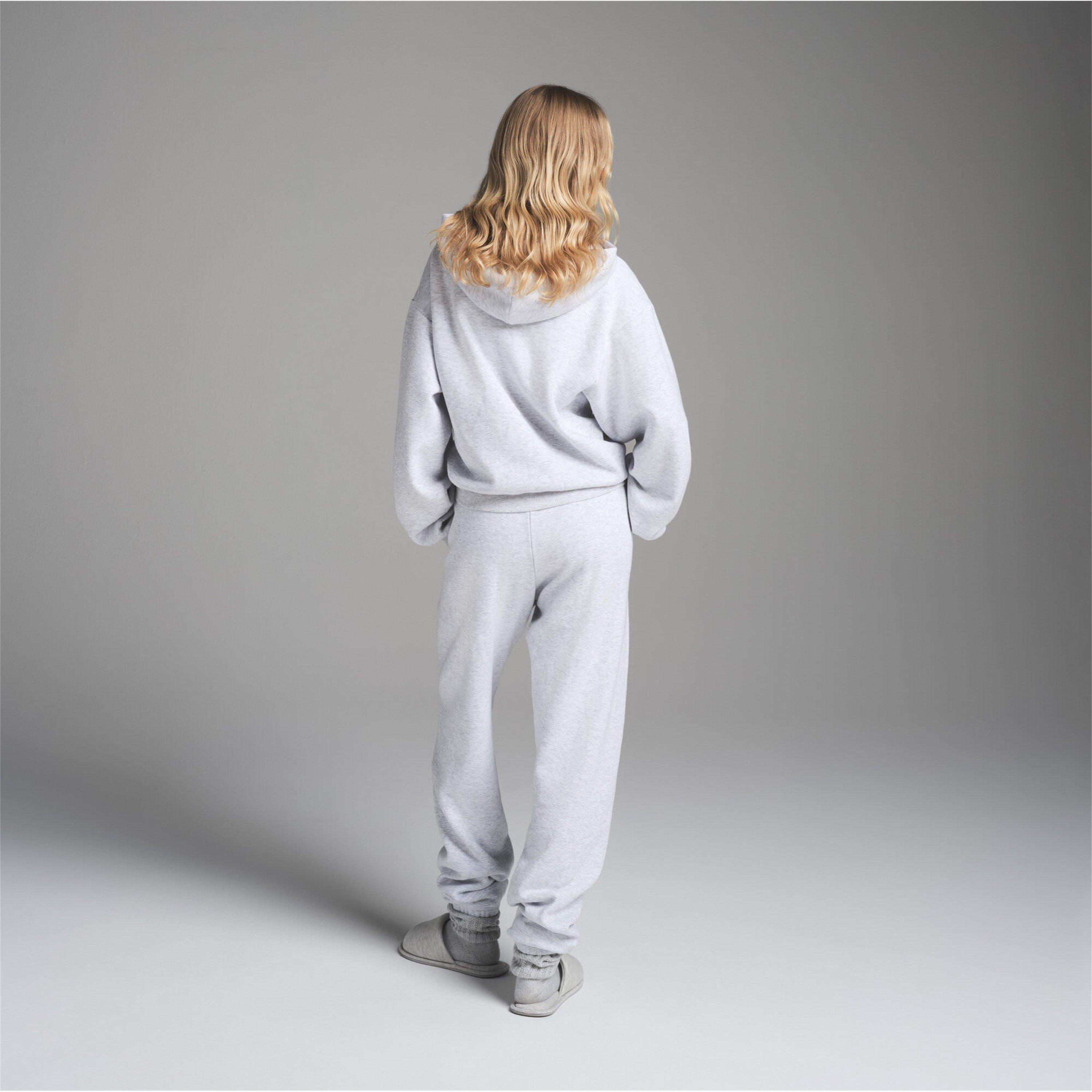 Light Hthr Grey - SKIMS - Womens Cotton Fleece Classic Joggers - 3
