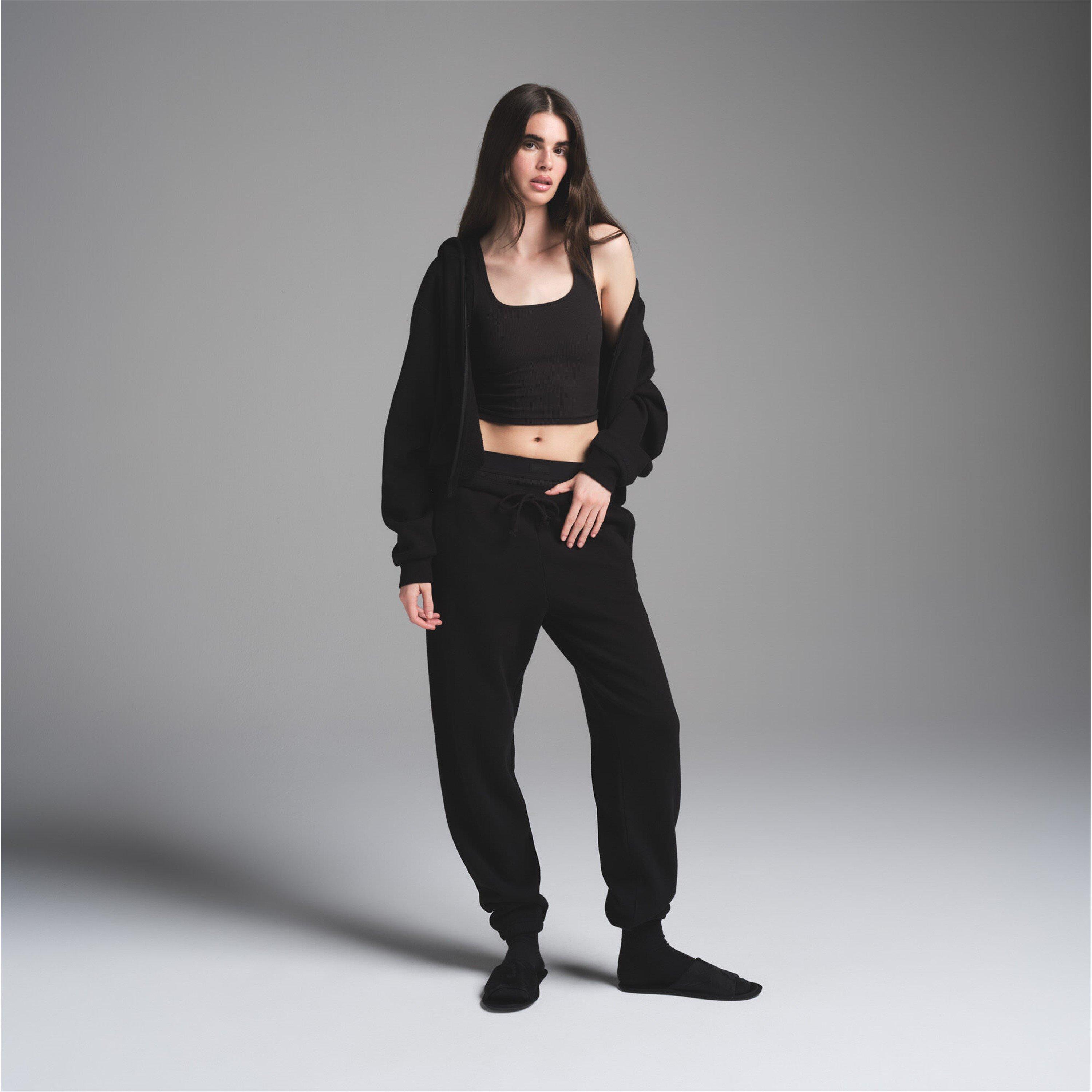 Onyx - SKIMS - Womens Cotton Fleece Classic Joggers - 4