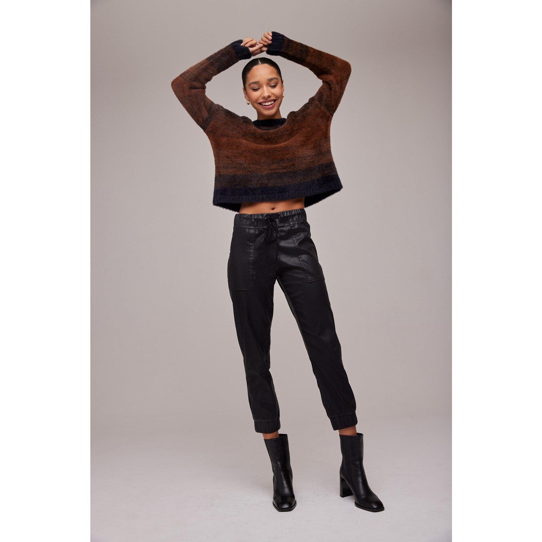 Black - Bella Dahl - Women's Chelsea Closed Hem Jersey Joggers - 2