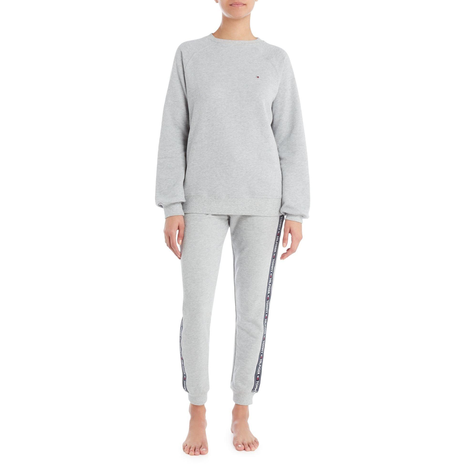 Grey Hthr 004 - Tommy Hilfiger - Tape Jogging Pants - 5