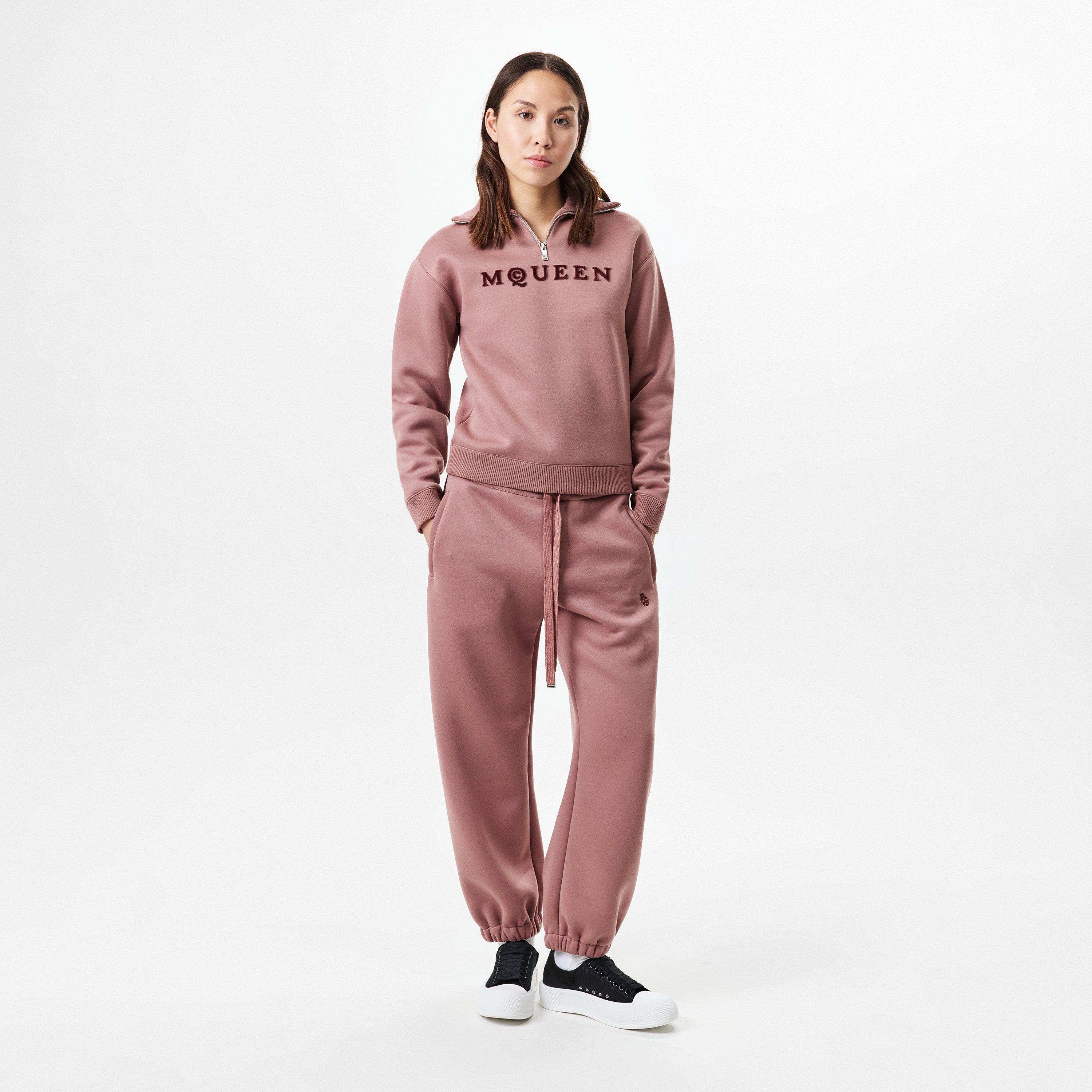 Rose - Alexander McQueen - Women's Cut and Sew Closed Hem Jersey Joggers - 6