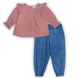 Hello World HelloWorld Top and Trouser Set Babies