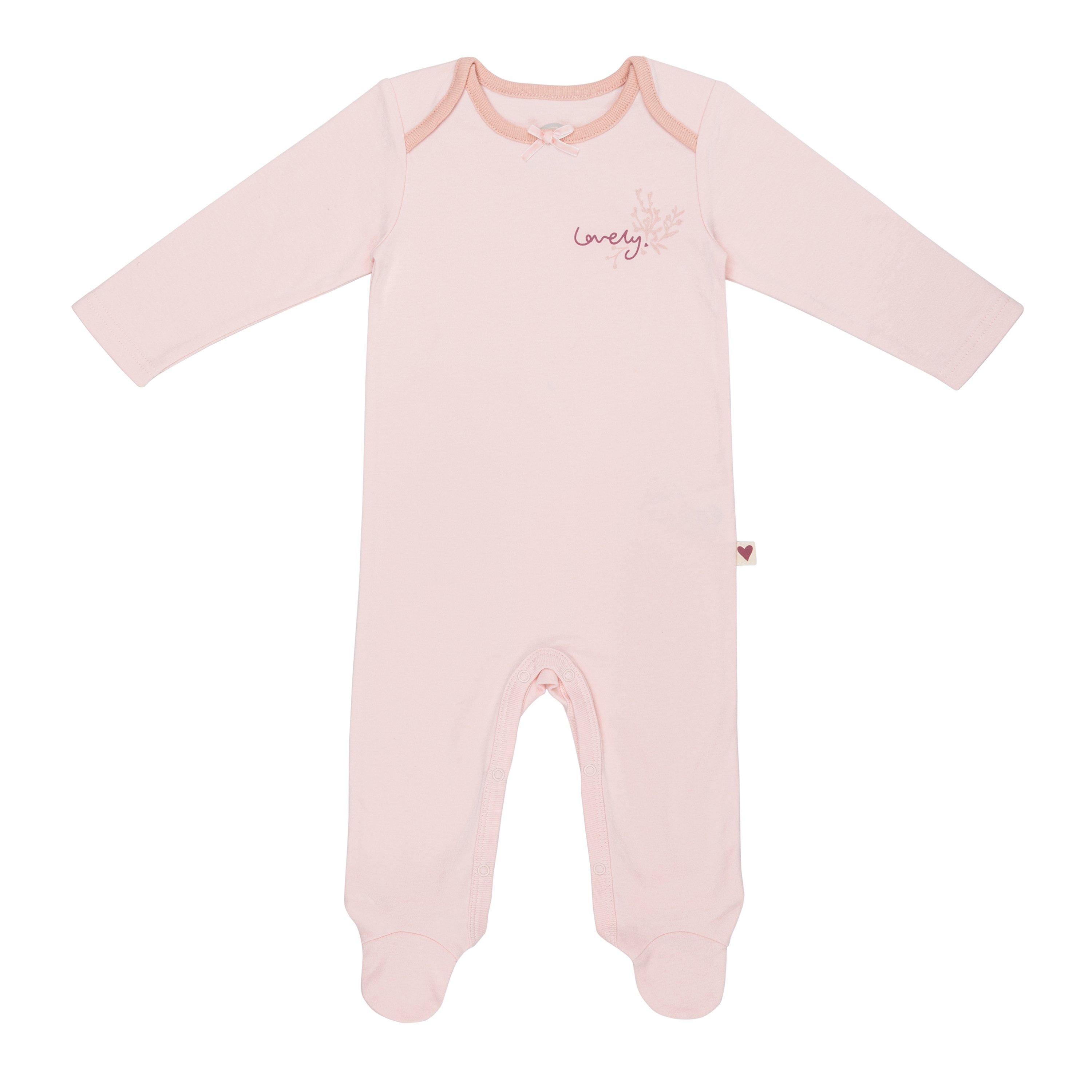 Blanco/Rosa - Hello World - 3 Pack Sleepsuits Babies - 2