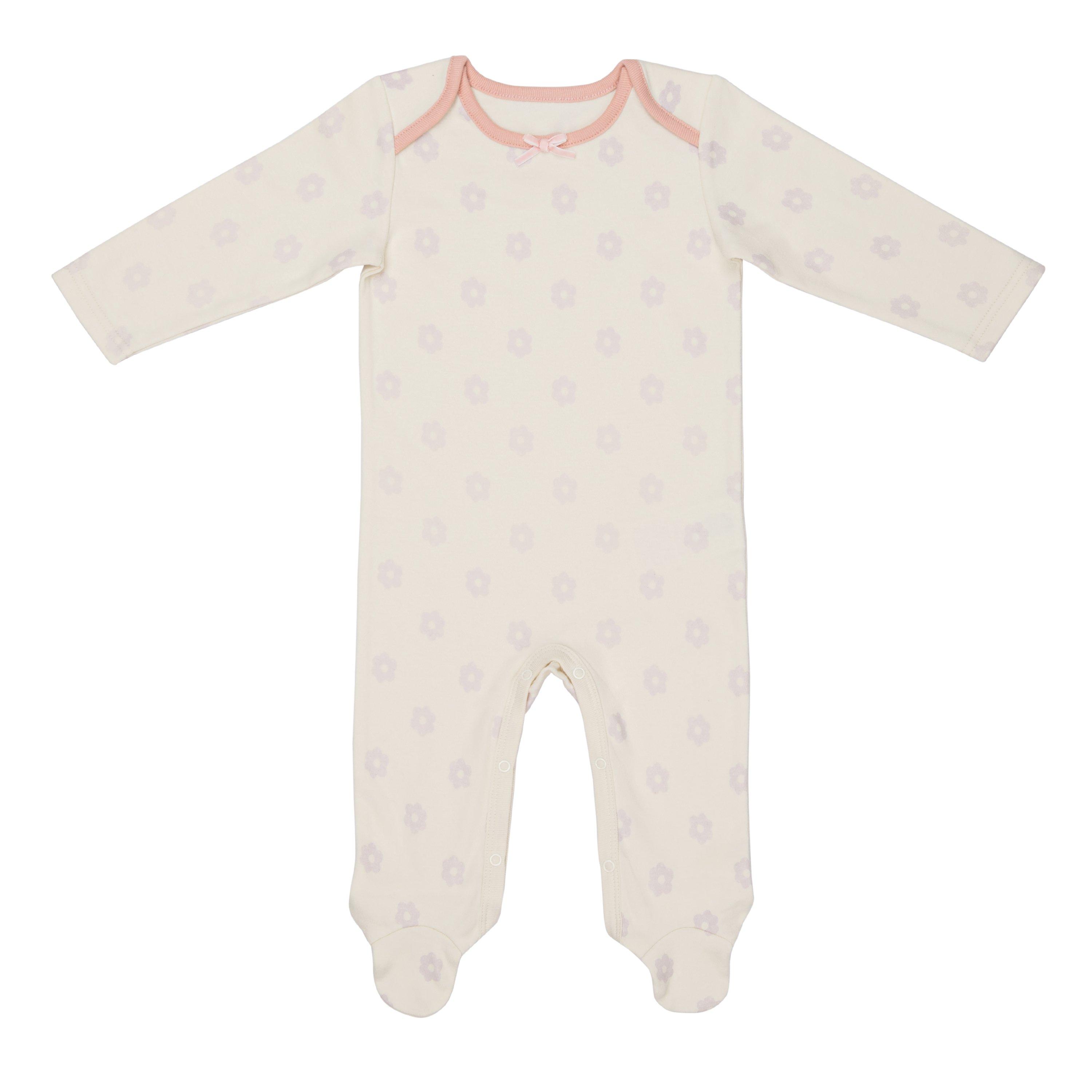 Blanco/Rosa - Hello World - 3 Pack Sleepsuits Babies - 4