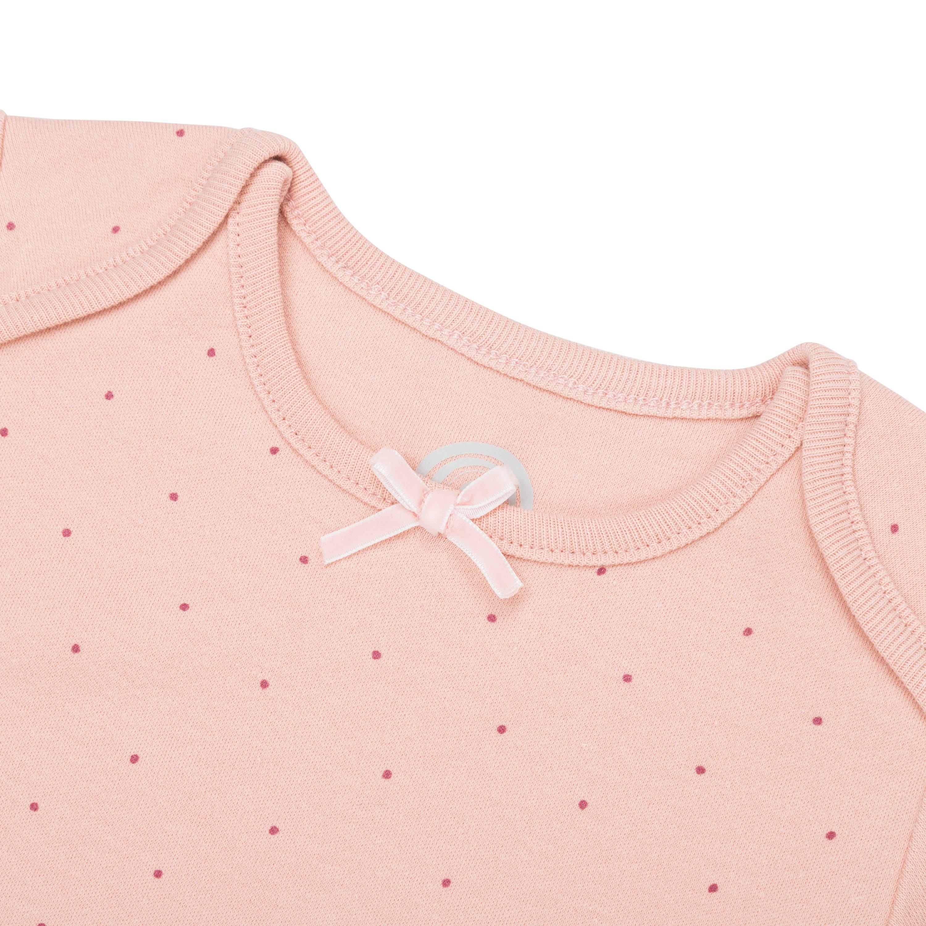 Blanco/Rosa - Hello World - 3 Pack Sleepsuits Babies - 7