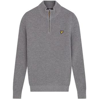 Lyle and Scott Lyle Ribbed Quarter  Sn99