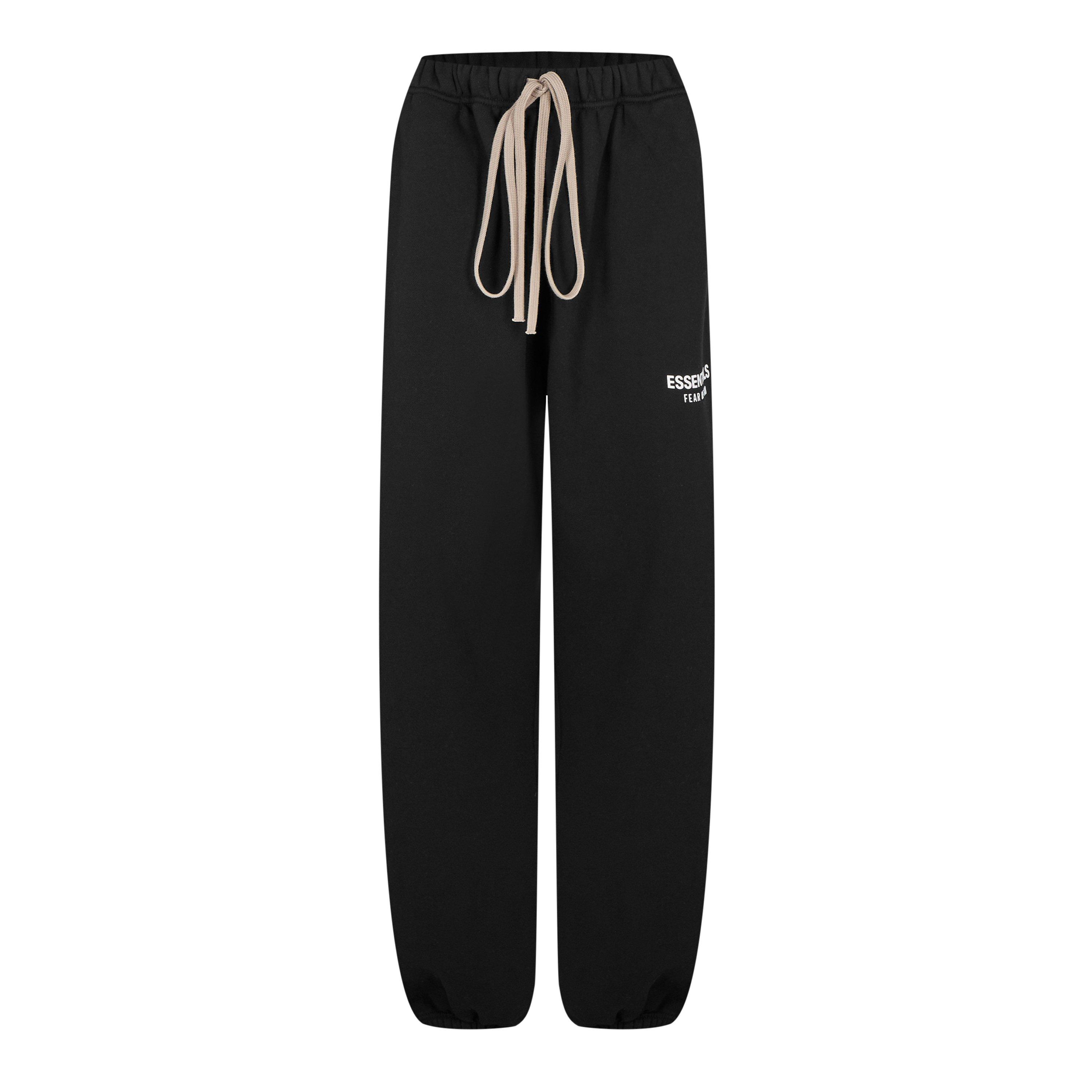 Black - Fear Of God Essentials - 380 Gsm Logo Joggers - 1