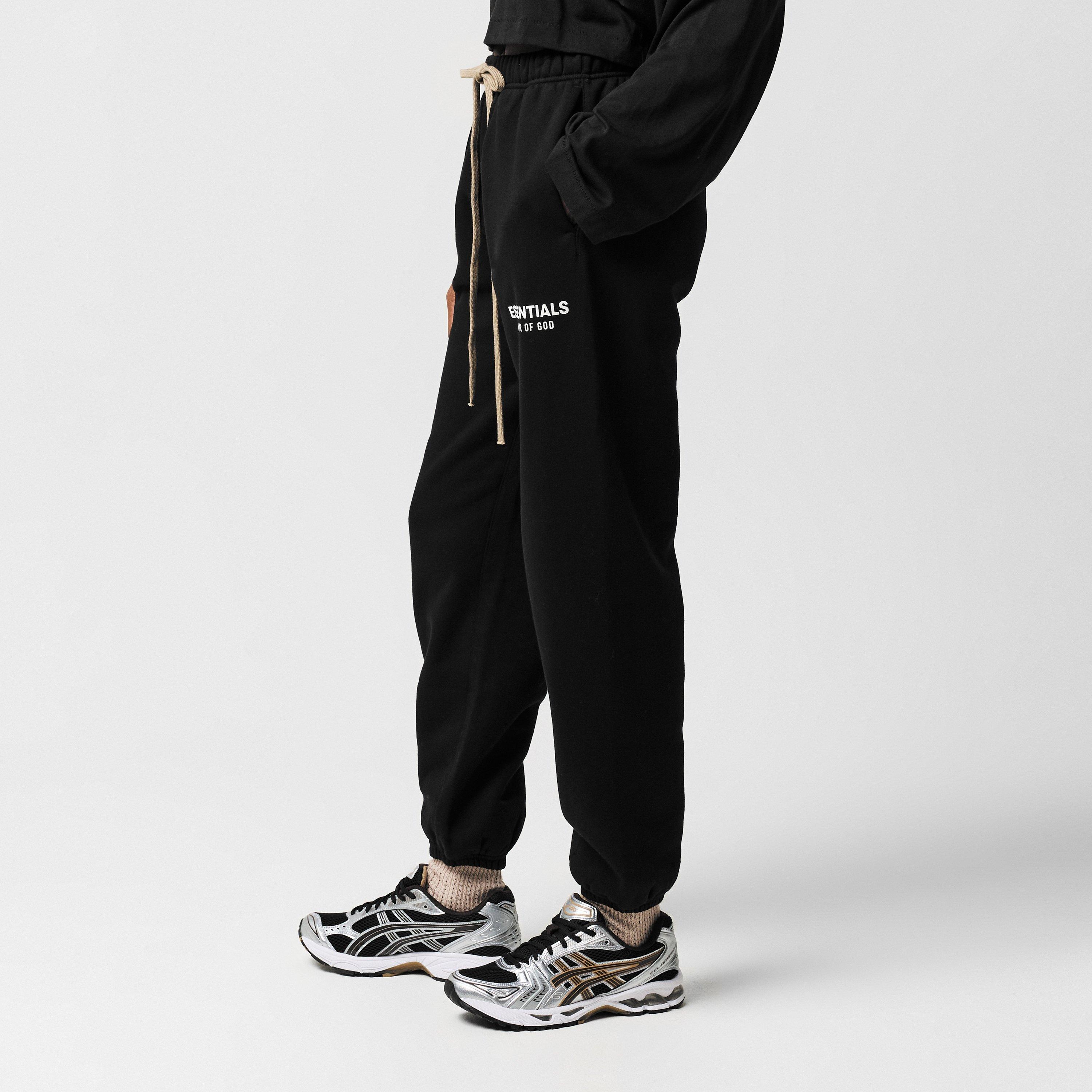 Black - Fear Of God Essentials - 380 Gsm Logo Joggers - 5