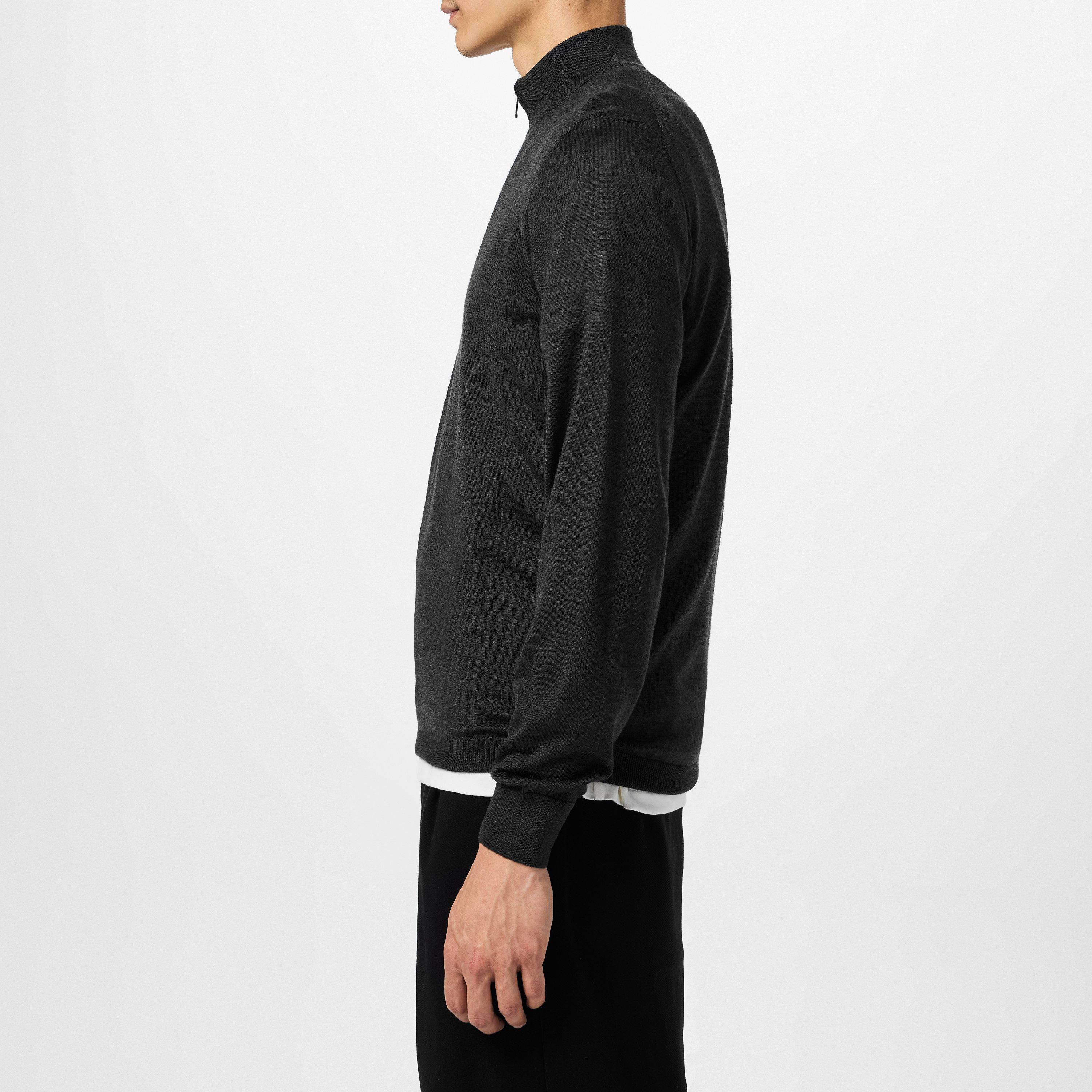 Grey 31 - Pal Zileri - Quarter Zip Polo Top - 2