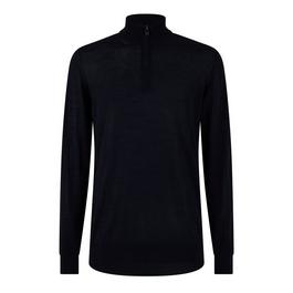 Pal Zileri Quarter Zip Polo Top