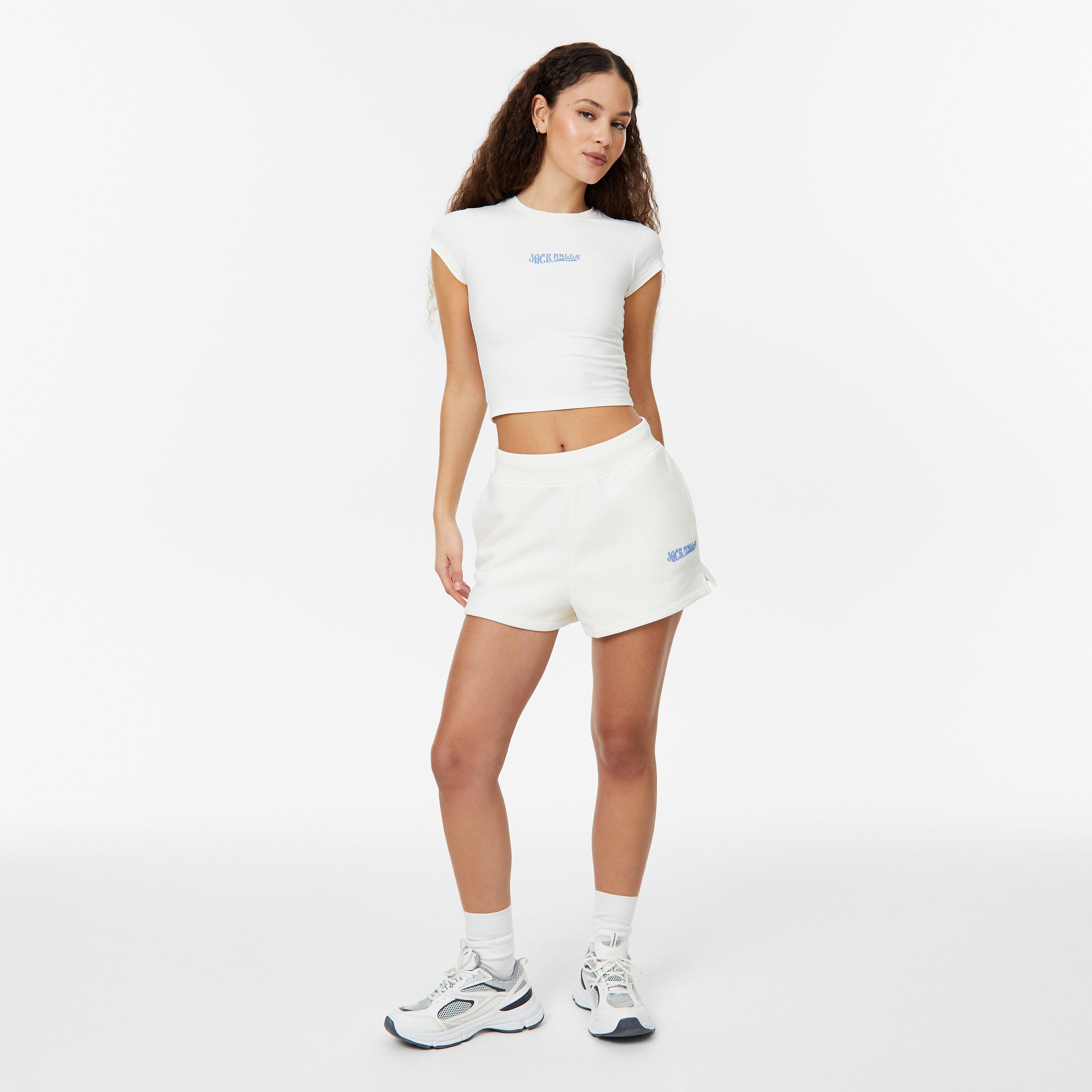 Vintage White - Jack Wills - Fleece Shorts - 4