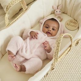 Hello World The Studio Bunny Romper and Rattle Gift Babies