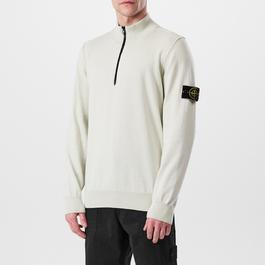 Stone Island Quarter Zip Knit Sweater