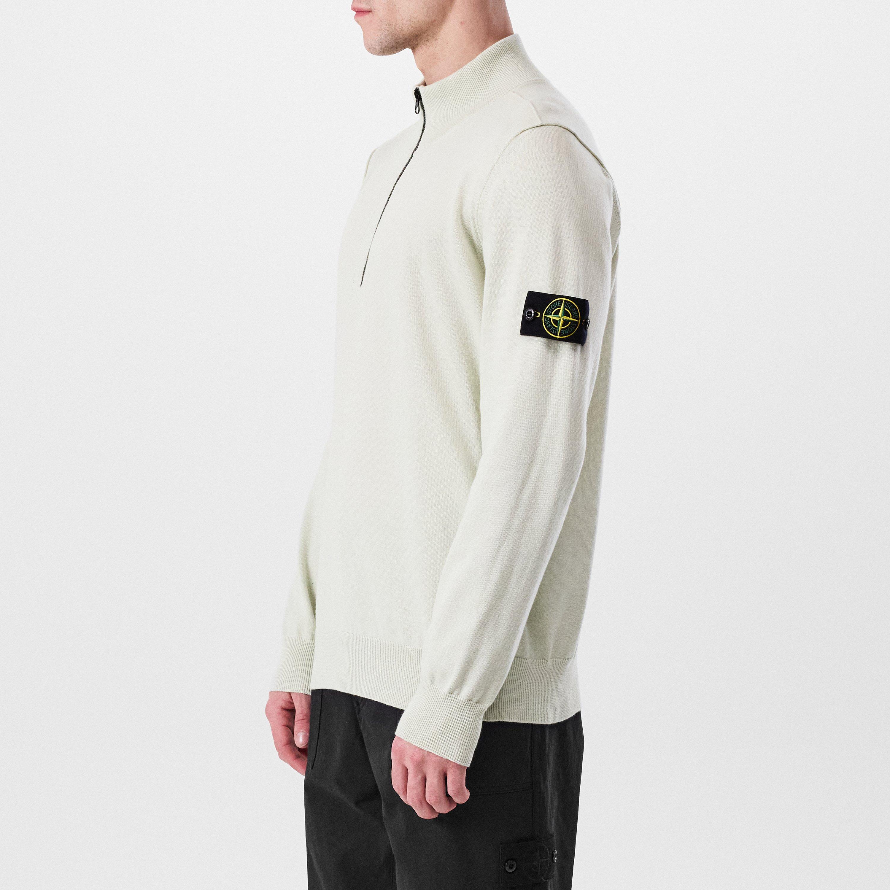 Sabbia V0095 - Stone Island - Quarter Zip Knit Sweater - 2