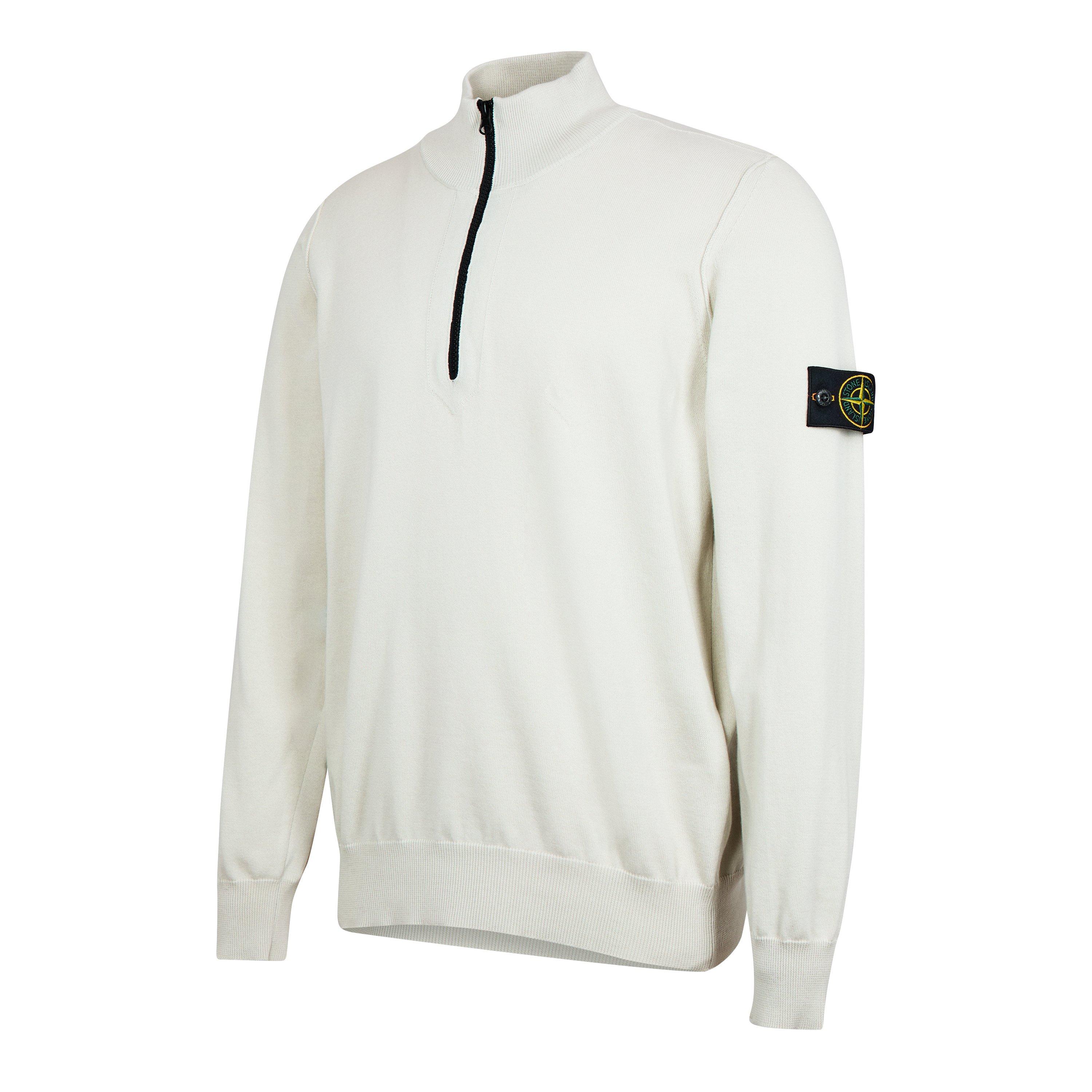 Stone Island Quarter Zip Knit Sweater | Cruise Fashion