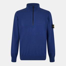 Stone Island Quarter Zip Knit Sweater