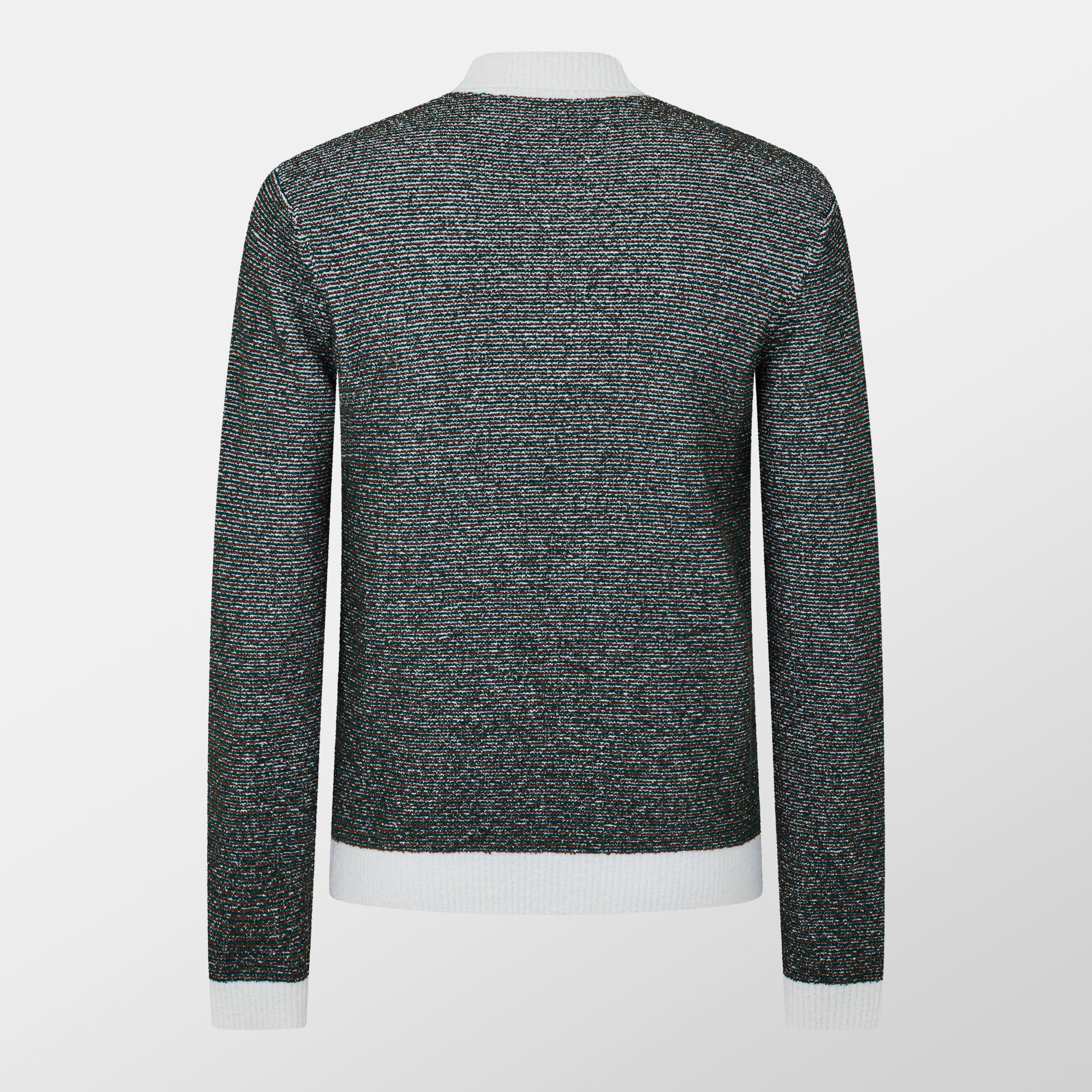 Multi - Casablanca - Men's Casa Boucle Long-Sleeve Polo Shirt - 2