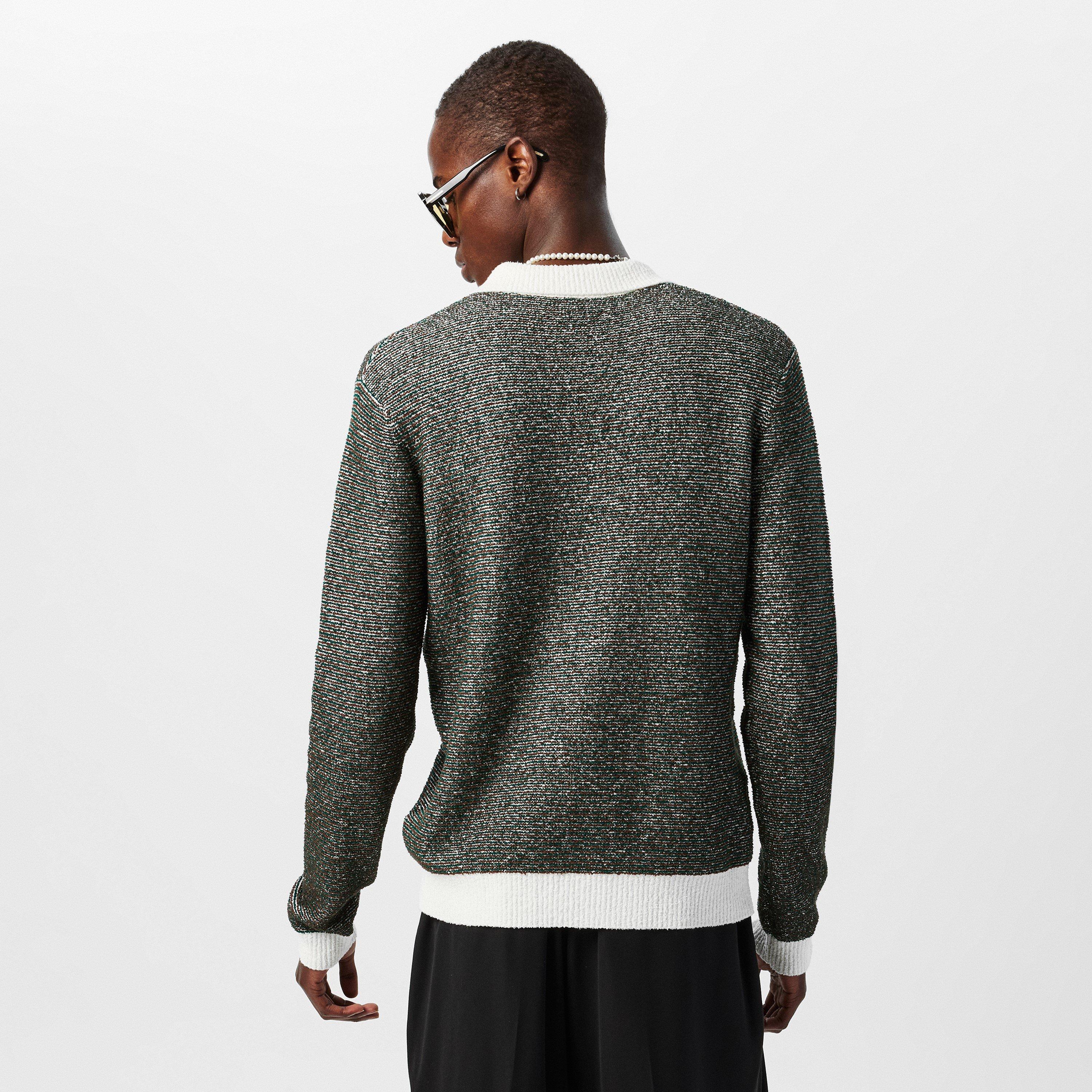 Multi - Casablanca - Men's Casa Boucle Long-Sleeve Polo Shirt - 4