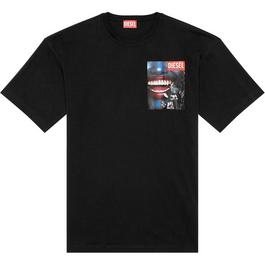 Diesel T-Nabel Face T-Shirt