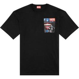 Diesel T Nabel Face T Shirt