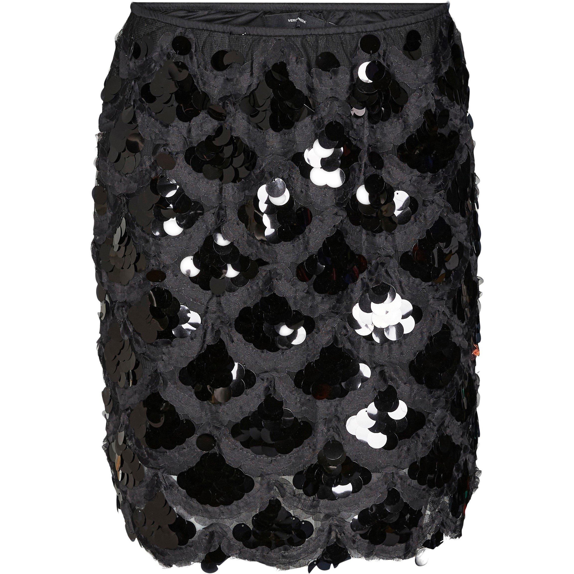 Sequin nero - Vero Moda - Women's Sanni Mini Skirt - 5