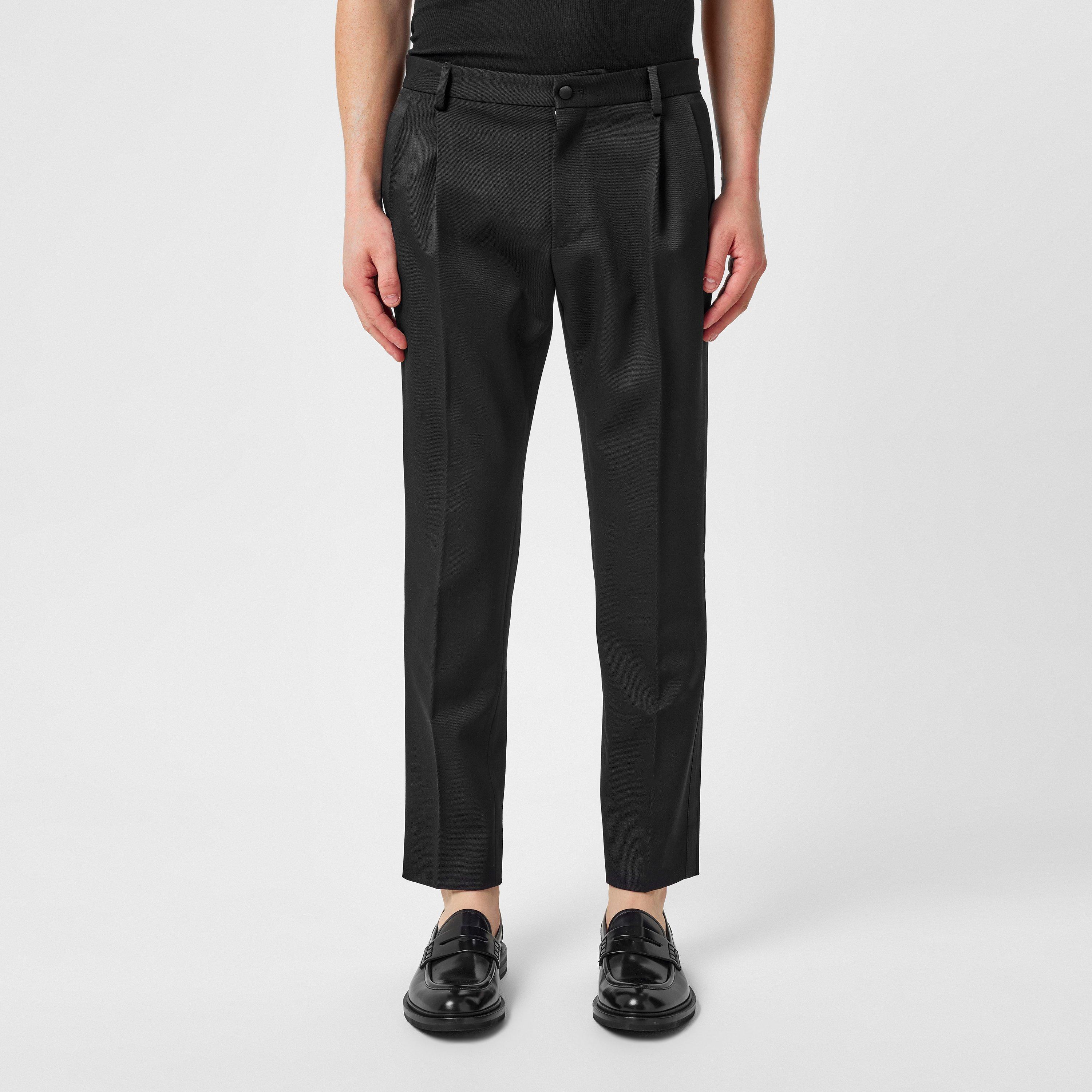 Black - Dolce and Gabbana - Look Suit Trousers - 1