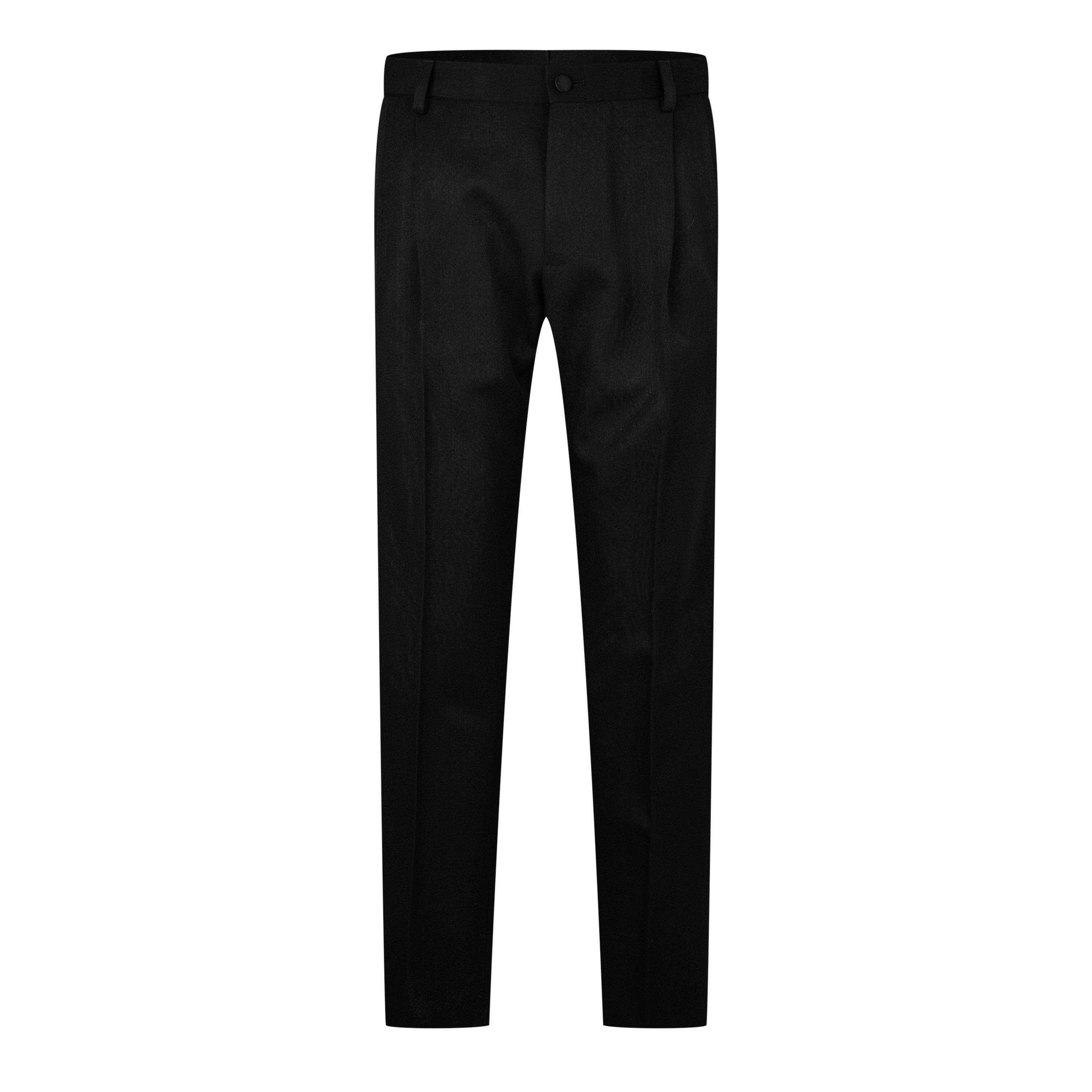 Black - Dolce and Gabbana - Look Suit Trousers - 5