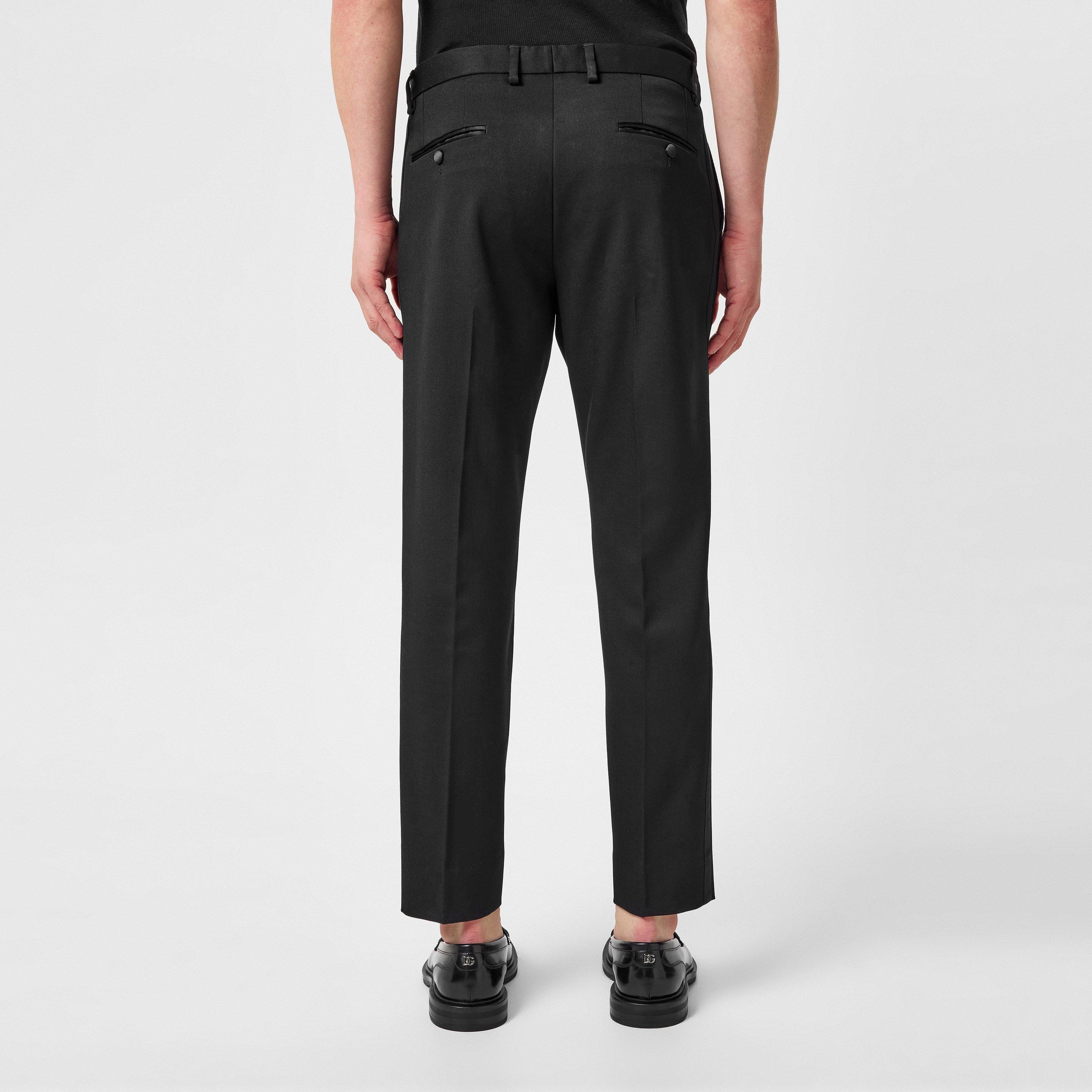 Black - Dolce and Gabbana - Look Suit Trousers - 3