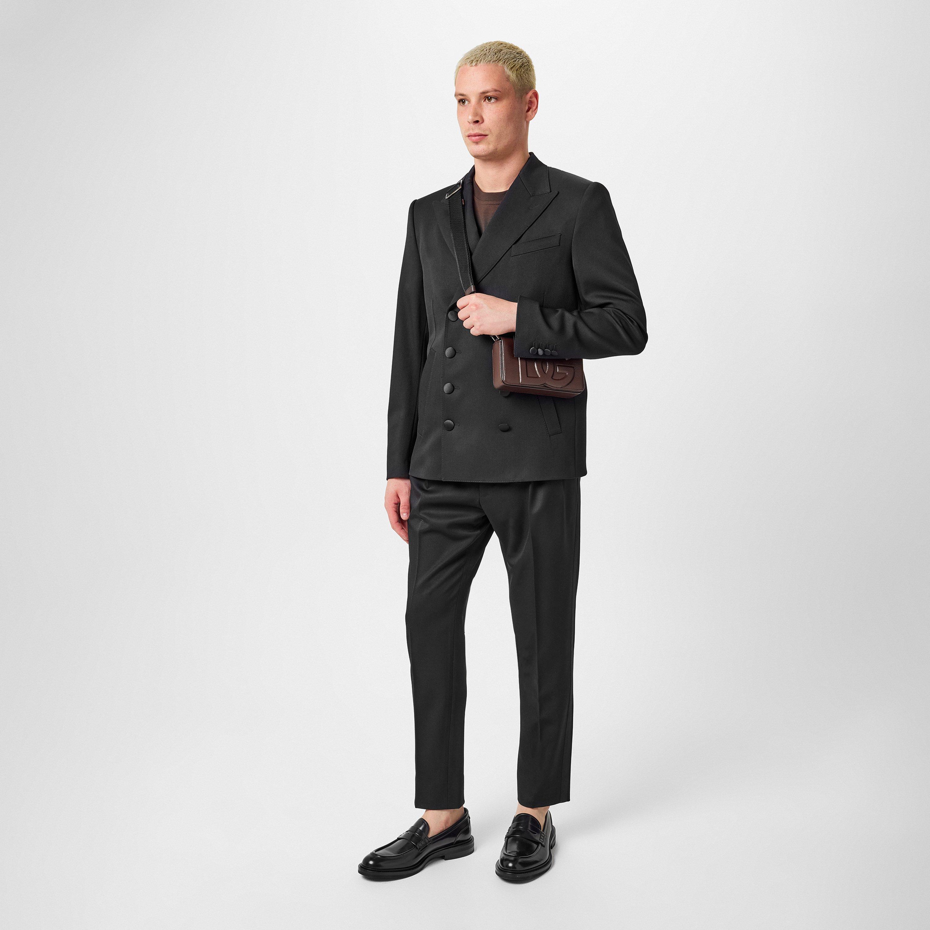 Black - Dolce and Gabbana - Look Suit Trousers - 4