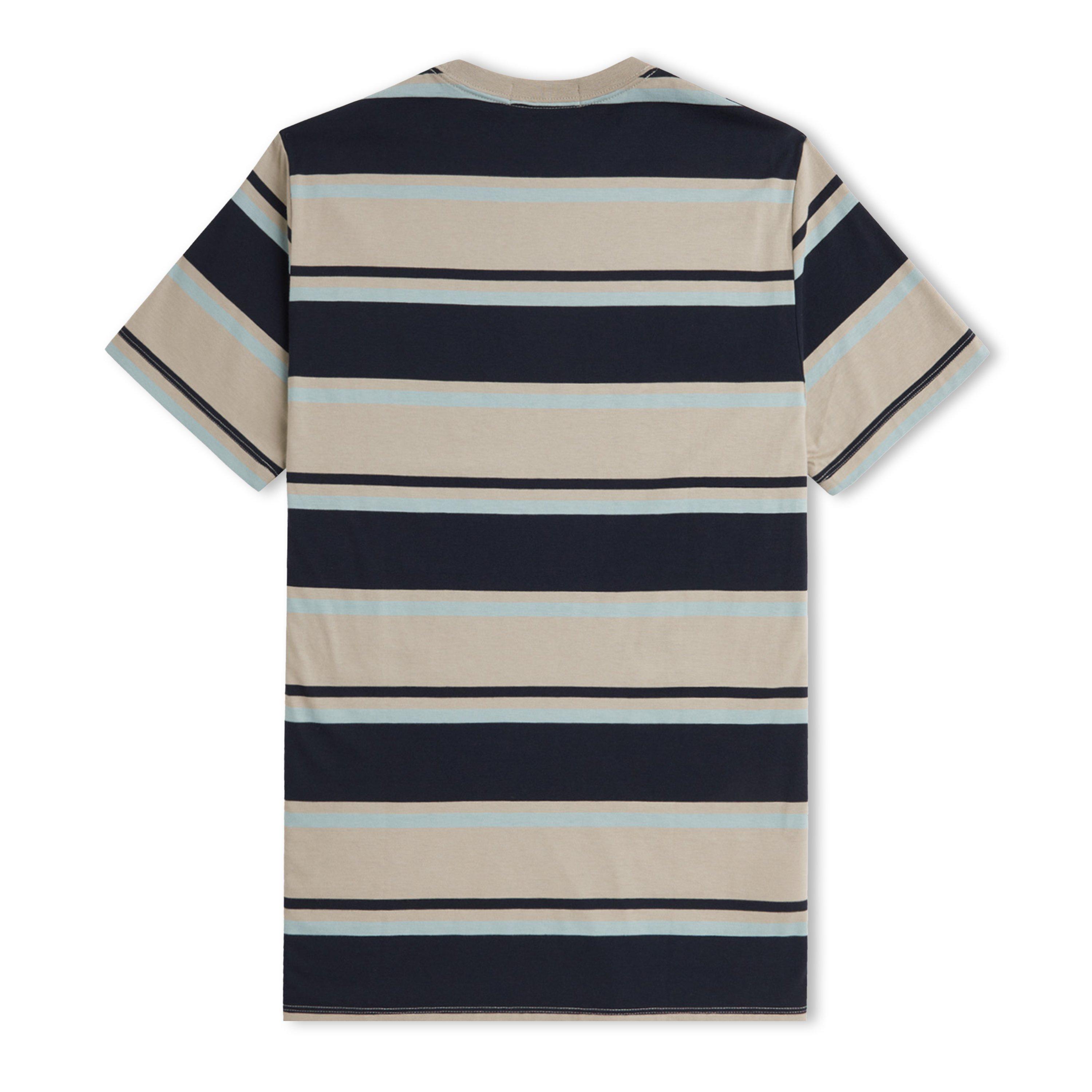 Navy/Blue V24 - Fred Perry - Men's Bold Stripe T-Shirt - 2
