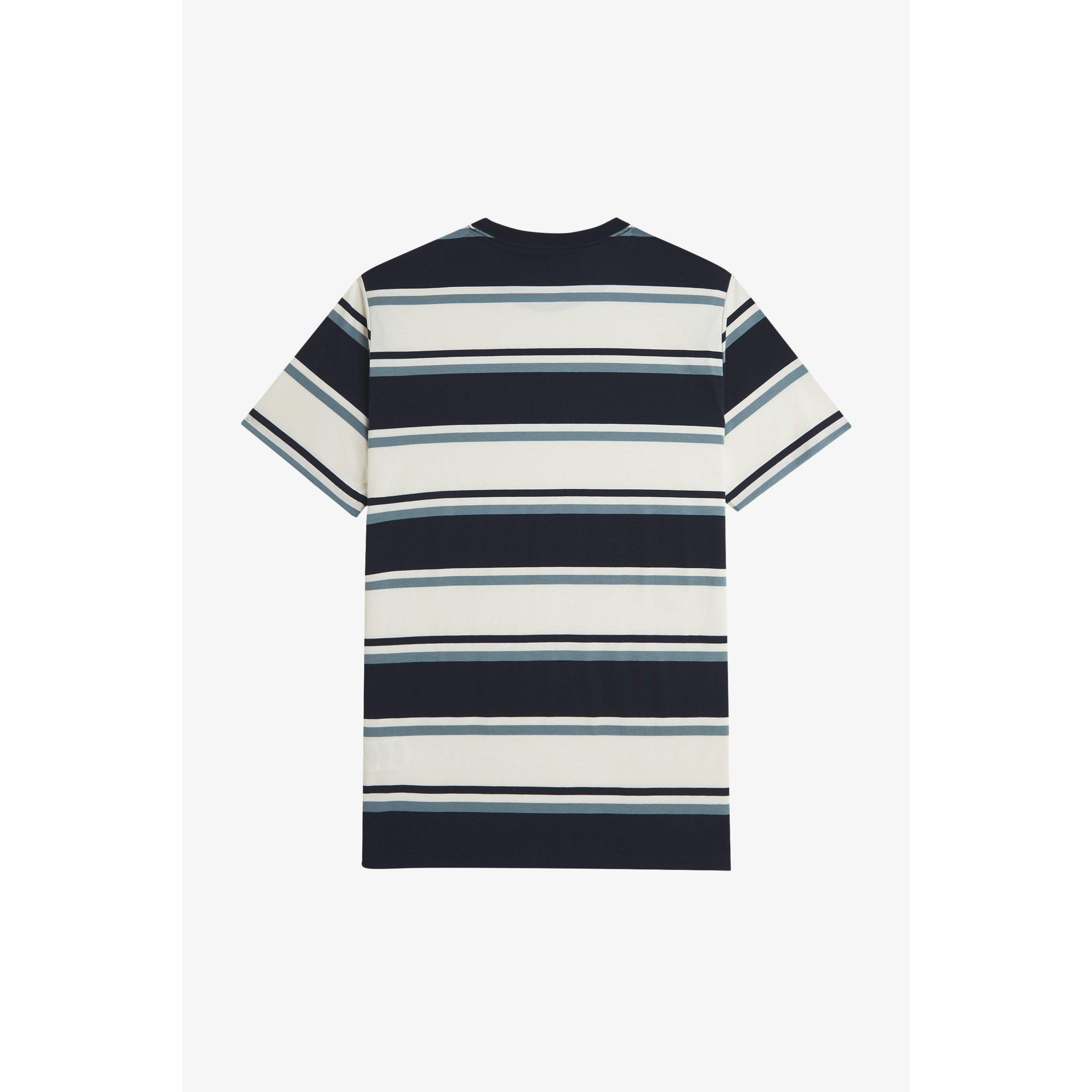 Navy 608 - Fred Perry - Men's Bold Stripe T-Shirt - 2