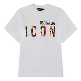 DSquared2 Boys Palm Icon T-Shirt